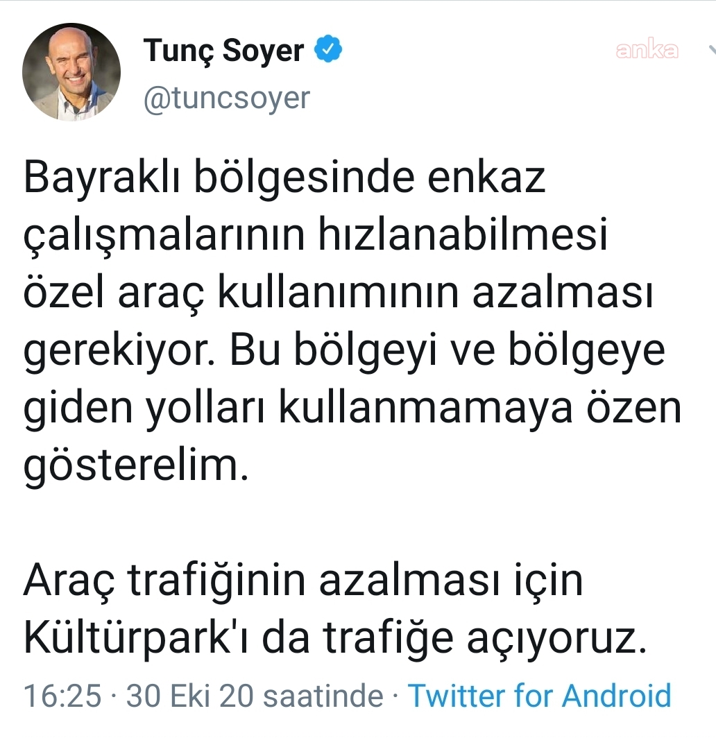 TUNÇ SOYER'DEN BAYRAKLI İÇİN ÖZEL ARAÇ KULLANIM UYARISI