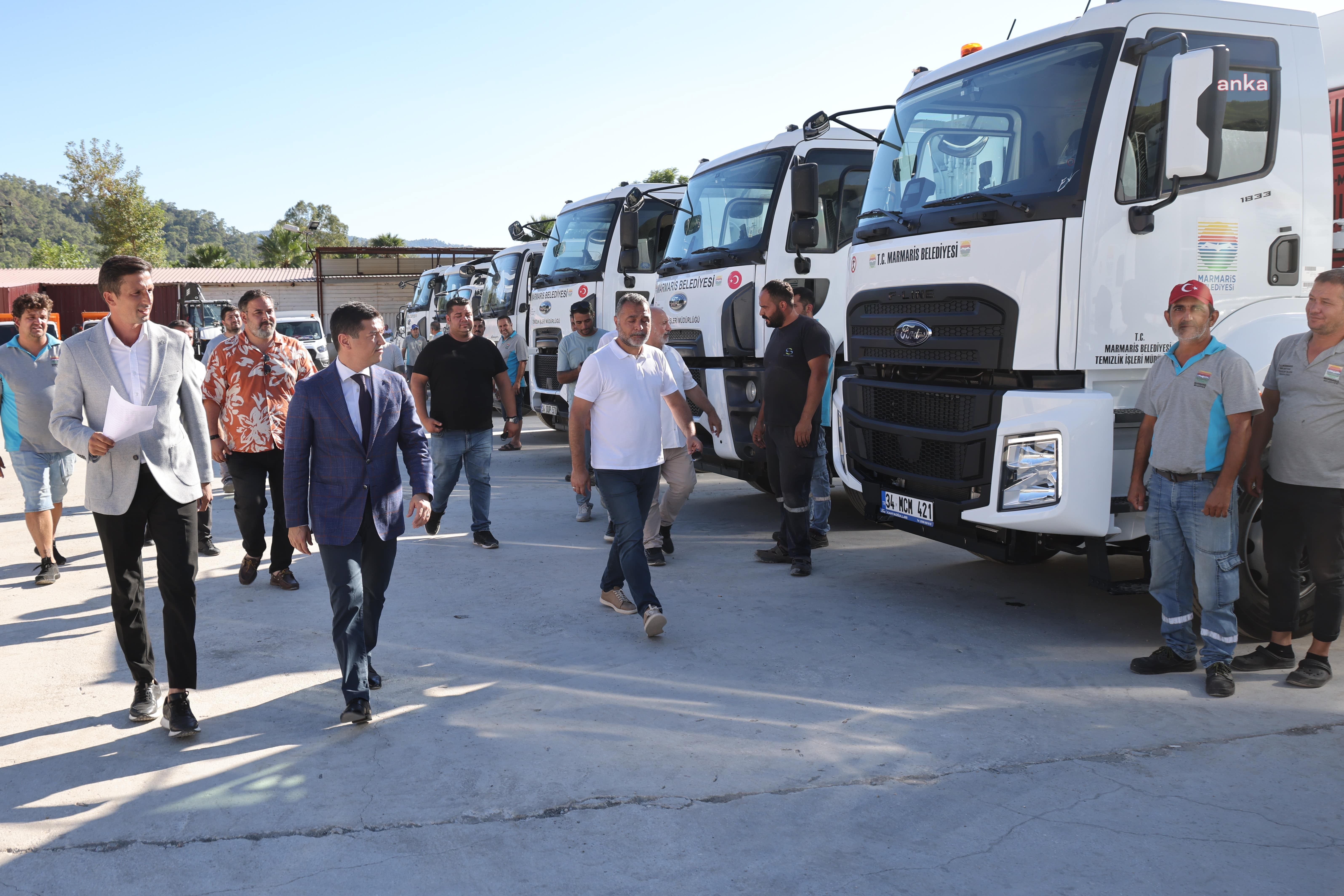 Marmaris Belediyesi temizlik filosunu güçlendiriyor