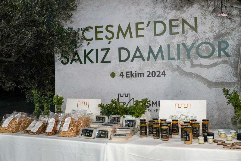 Çeşme Sakız Ağacı Ağaçlandırma Projesi Tanıtım Toplantısı yapıldı… Hedef 5 yılda 100 bin sakız ağacı