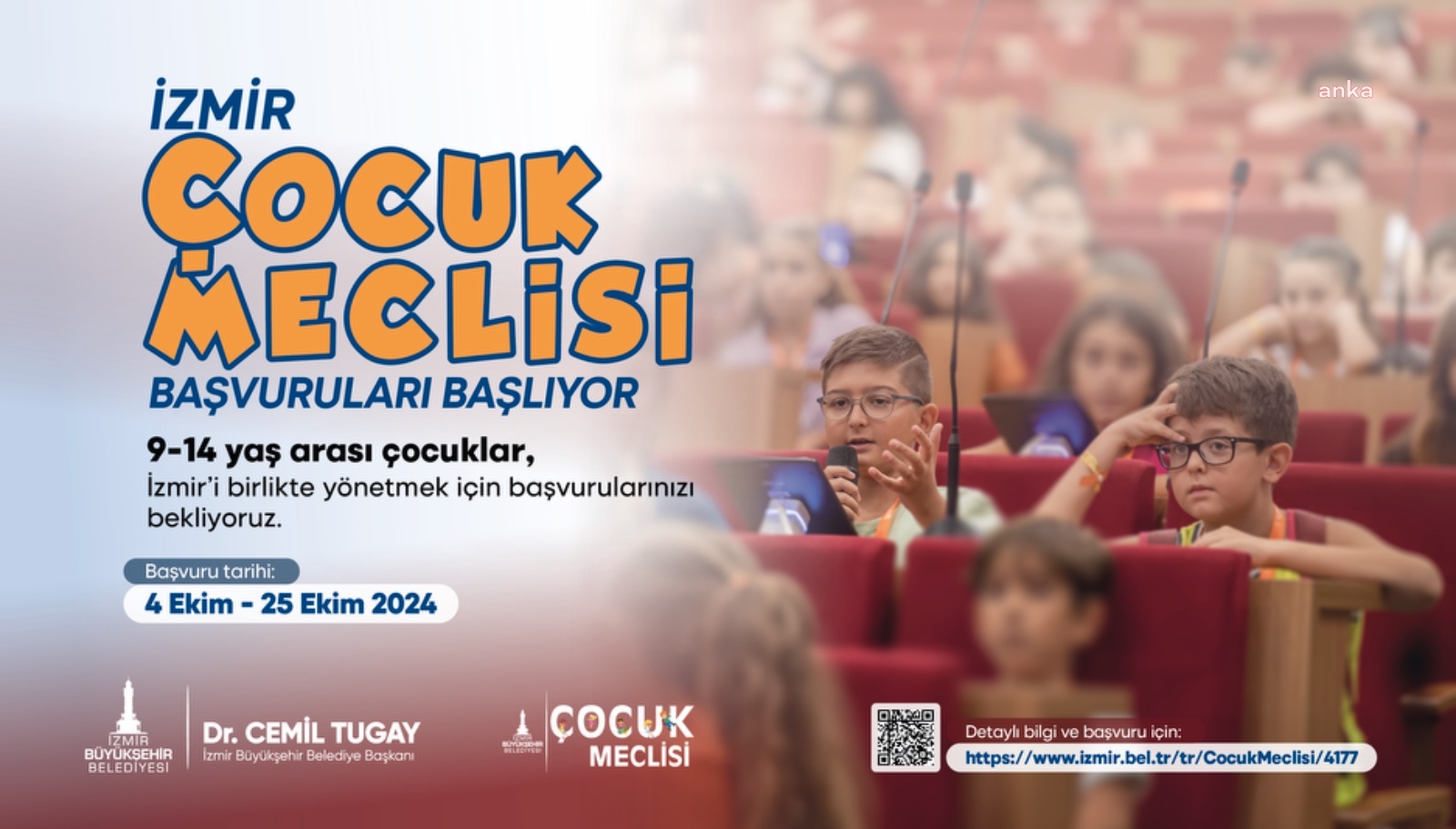 İzmir Çocuk Meclisi için başvurular başladı