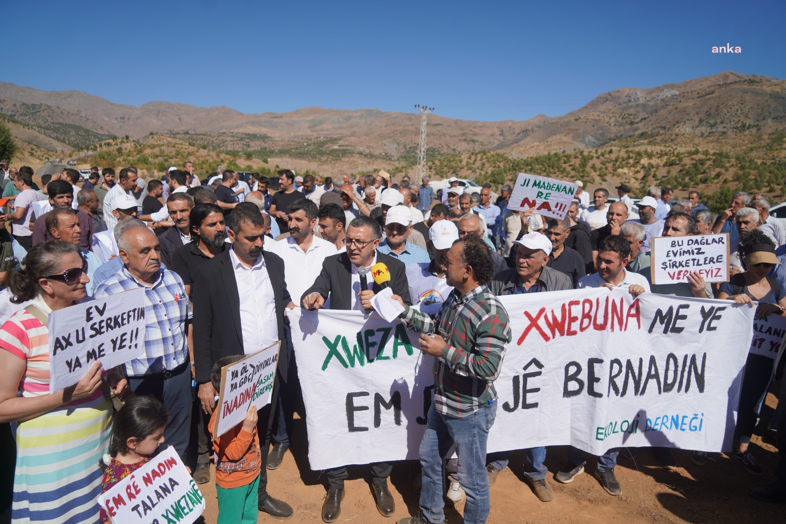 Diyarbakır’da madene karşı ortak çağrı: “Bu dağlar evimiz, şirketlere vermeyeceğiz”