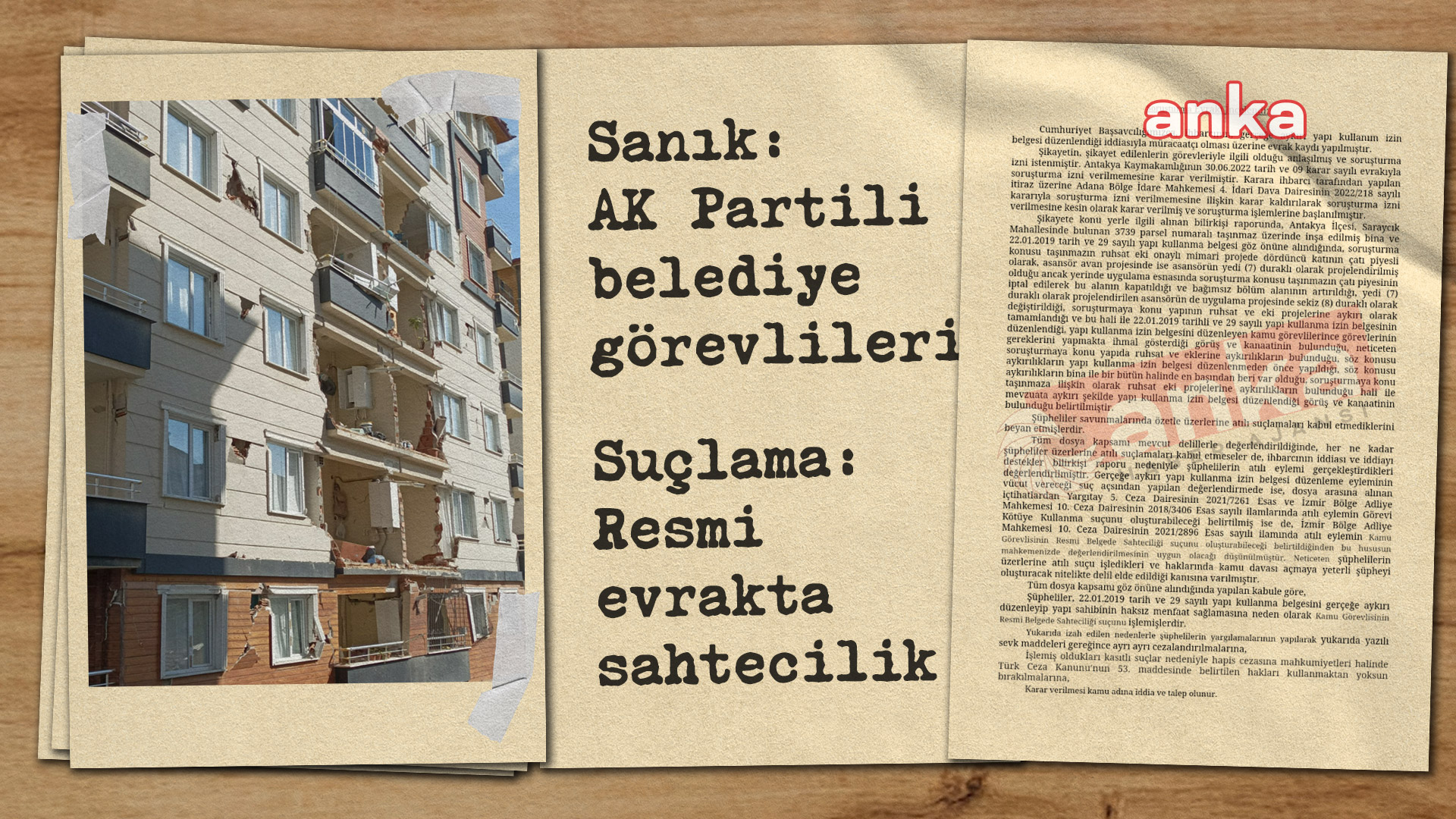 Depremde Ebrar Apartmanı ağır hasar almıştı... AK Partili Antakya Belediyesi'ndeki kamu görevlileri hakkında iddianame hazırlandı