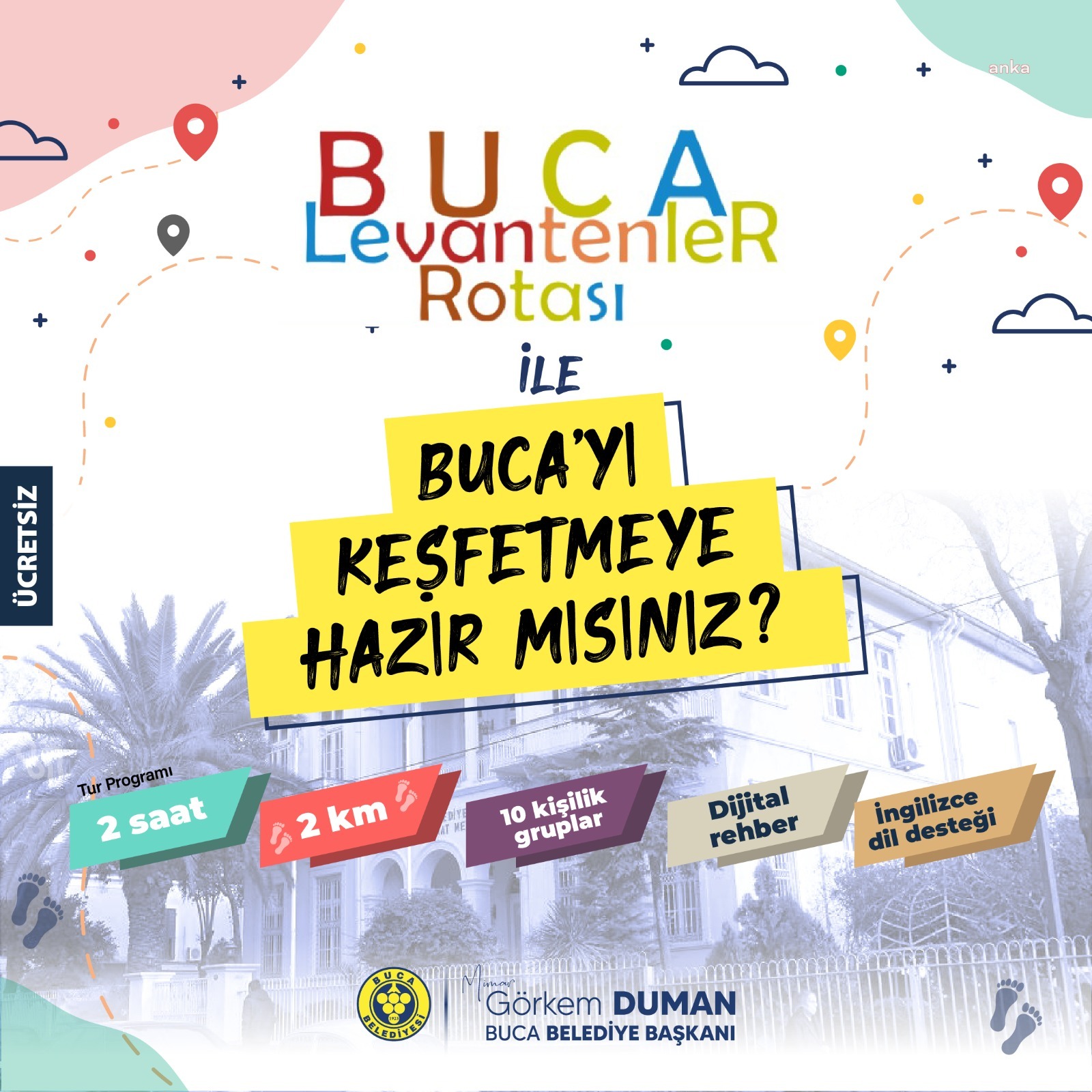 Buca Belediyesi, Levantenler Rotası için başvuruları almaya başladı