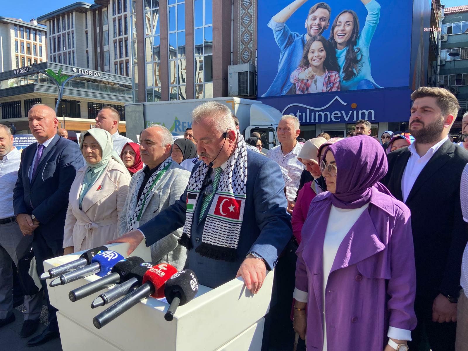 AK Parti Rize İl Örgütü'nden Filistin'e destek açıklaması: "İsrail durdurulmalıdır"