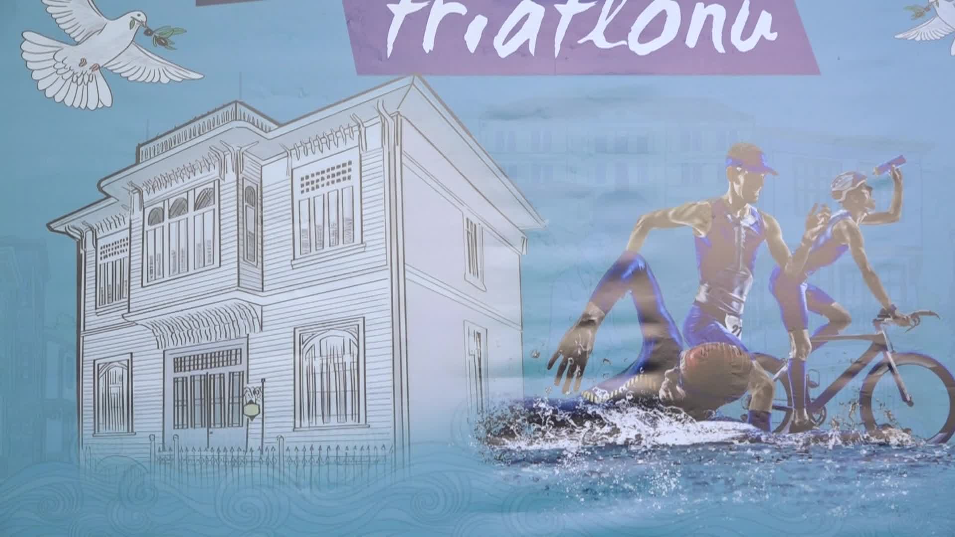 Mudanya'da düzenlenen, 'Triatlon Ligi Türkiye Finali'nin tanıtım toplantısı yapıldı