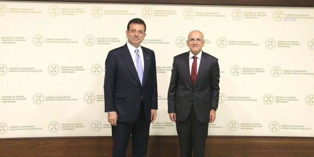 İBB Başkanı İmamoğlu, Bakan Şimşek ile görüştü