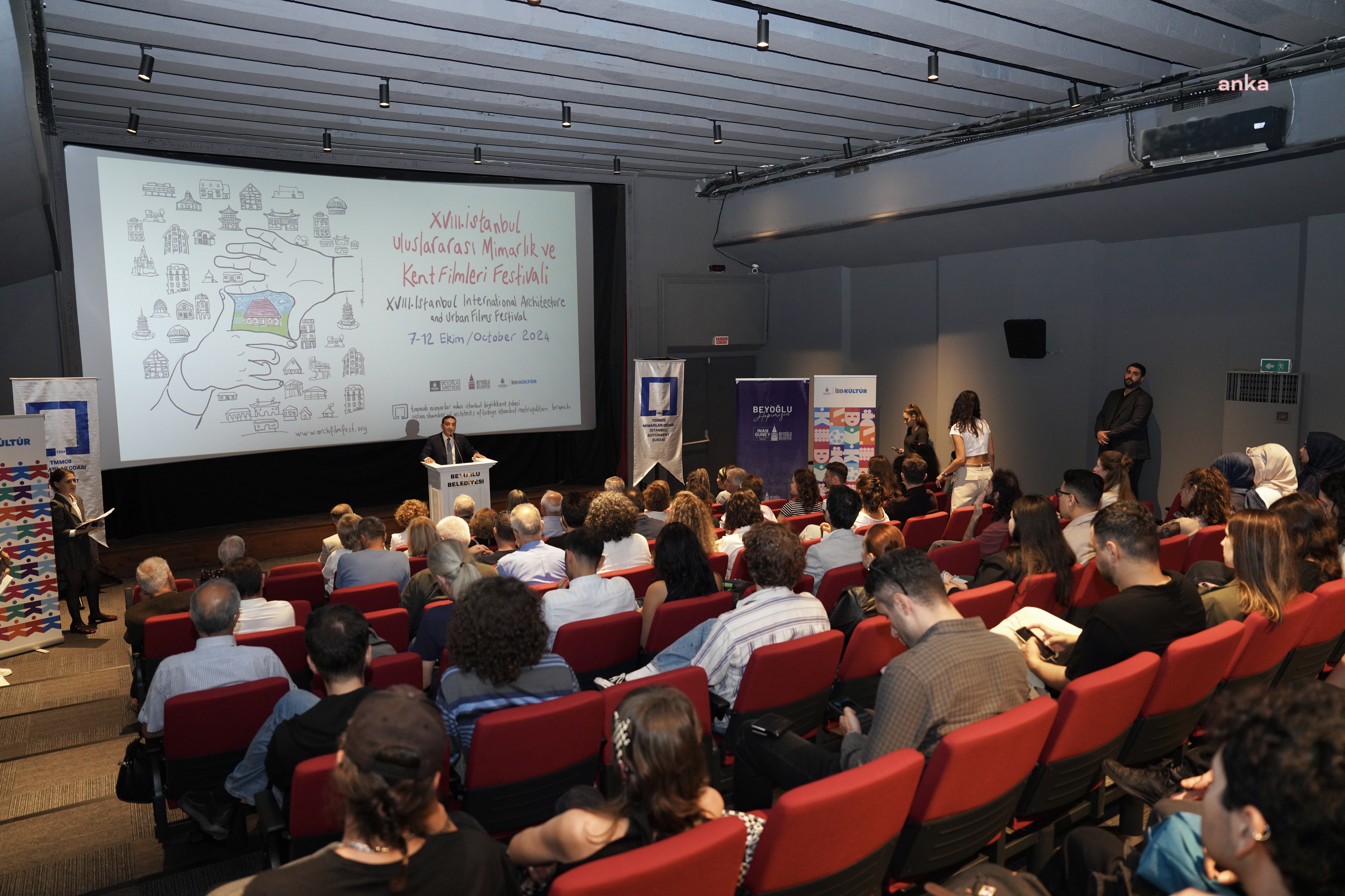 18'inci İstanbul Uluslararası Mimarlık ve Kent Filmleri Festivali, Beyoğlu'nda başladı