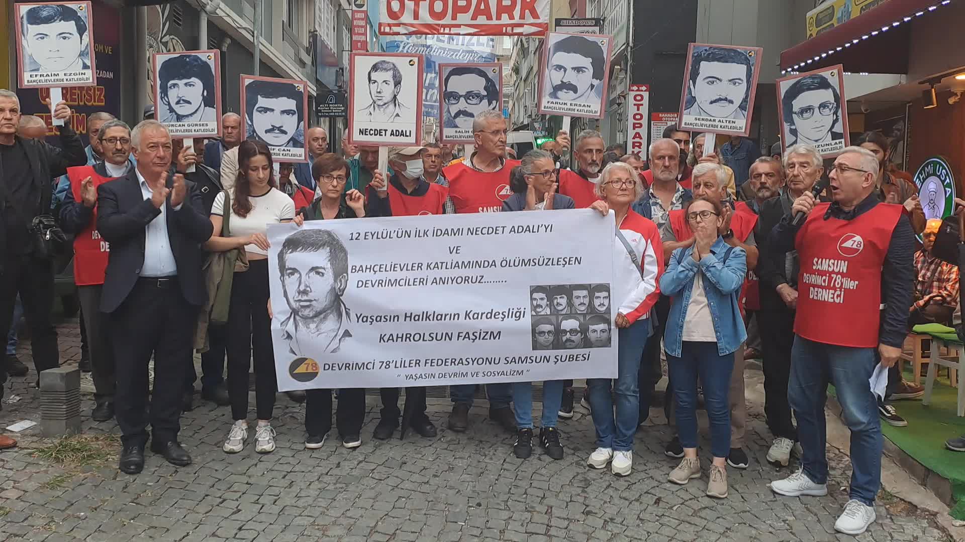 Samsun Devrimci 78'liler Derneği, Necdet Adalı’yı idam edilişinin 44. yılında andı