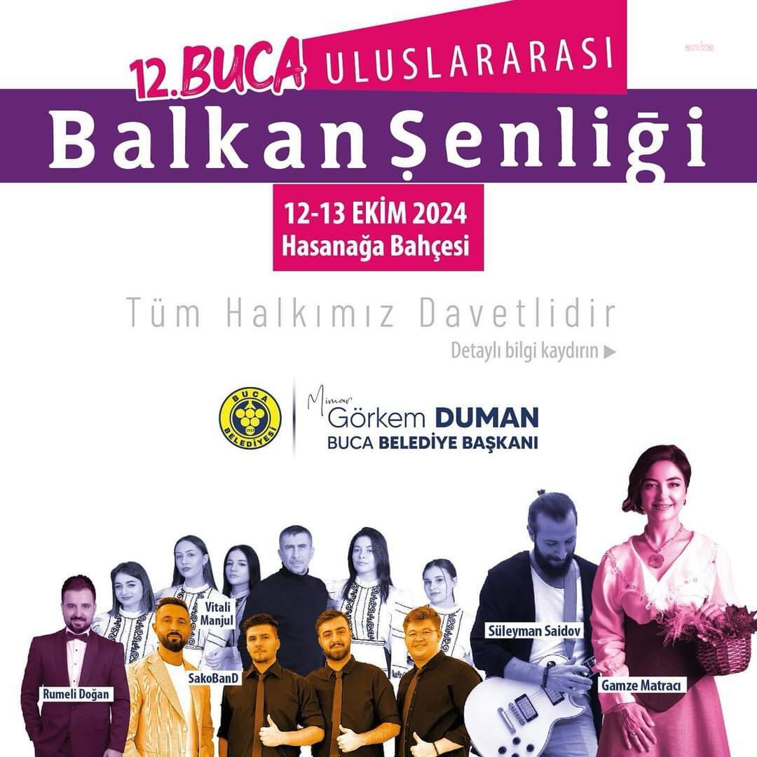 Buca’da 12'nci Uluslararası Balkan Şenliği için geri sayım başladı