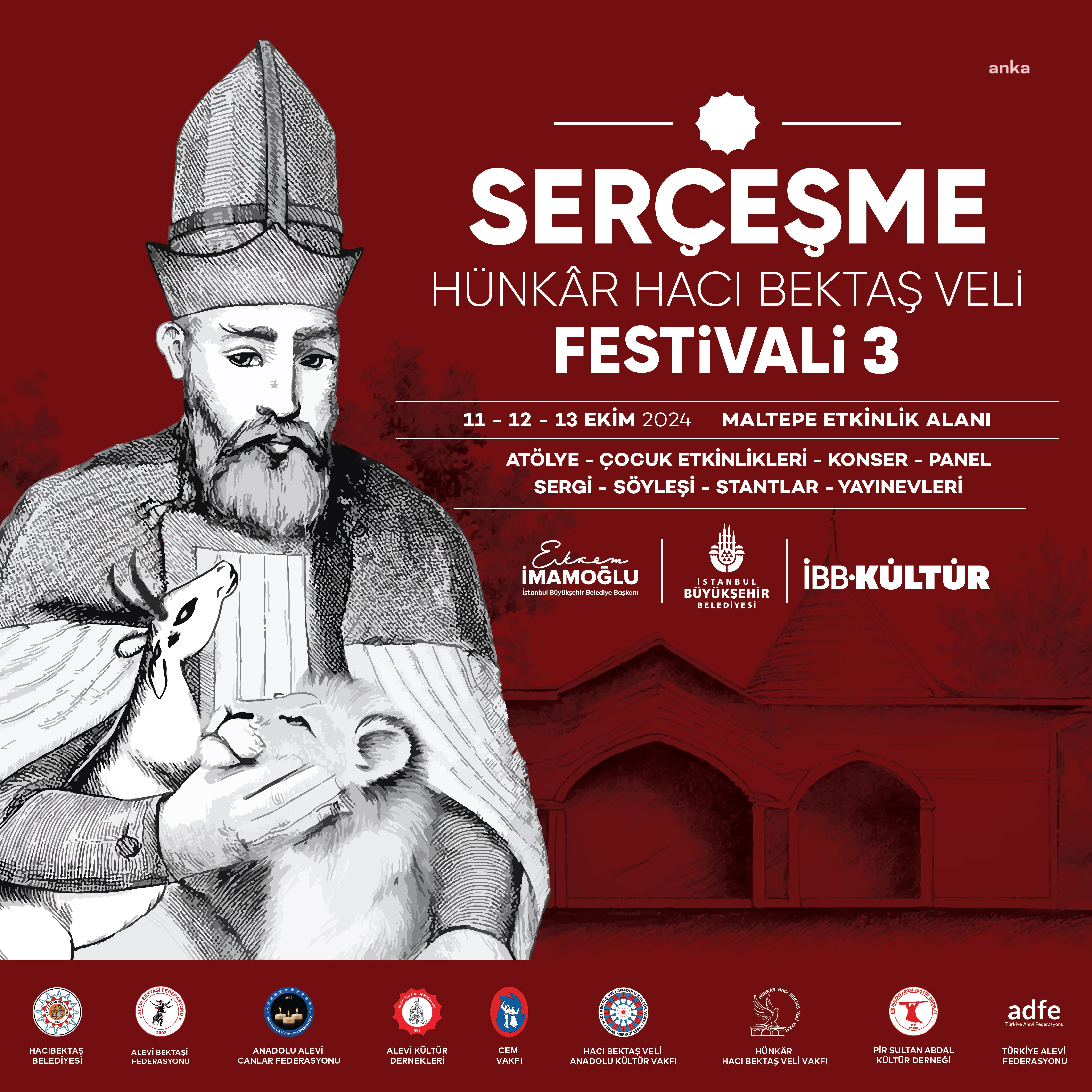 Serçeşme Hünkâr Hacı Bektaş Veli Festivali, Maltepe'de düzenlenecek