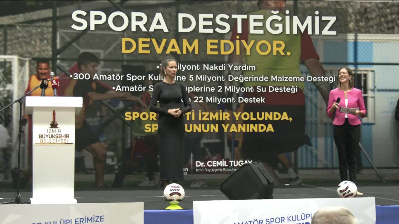 İzmir Büyükşehir Belediyesi'nden Amatör Spor Kulüplerine 22 milyon TL'lik destek... Başkan Tugay: İzmir tarihinin en büyük spor yatırımlarını yapacağız