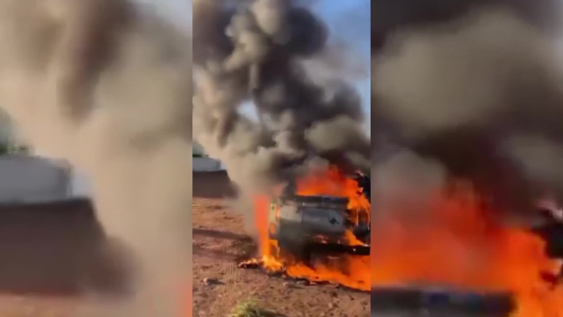 Şanlıurfa’da villaya çekilen kaçak elektrikle şarj edilen TOGG alev alarak yandı