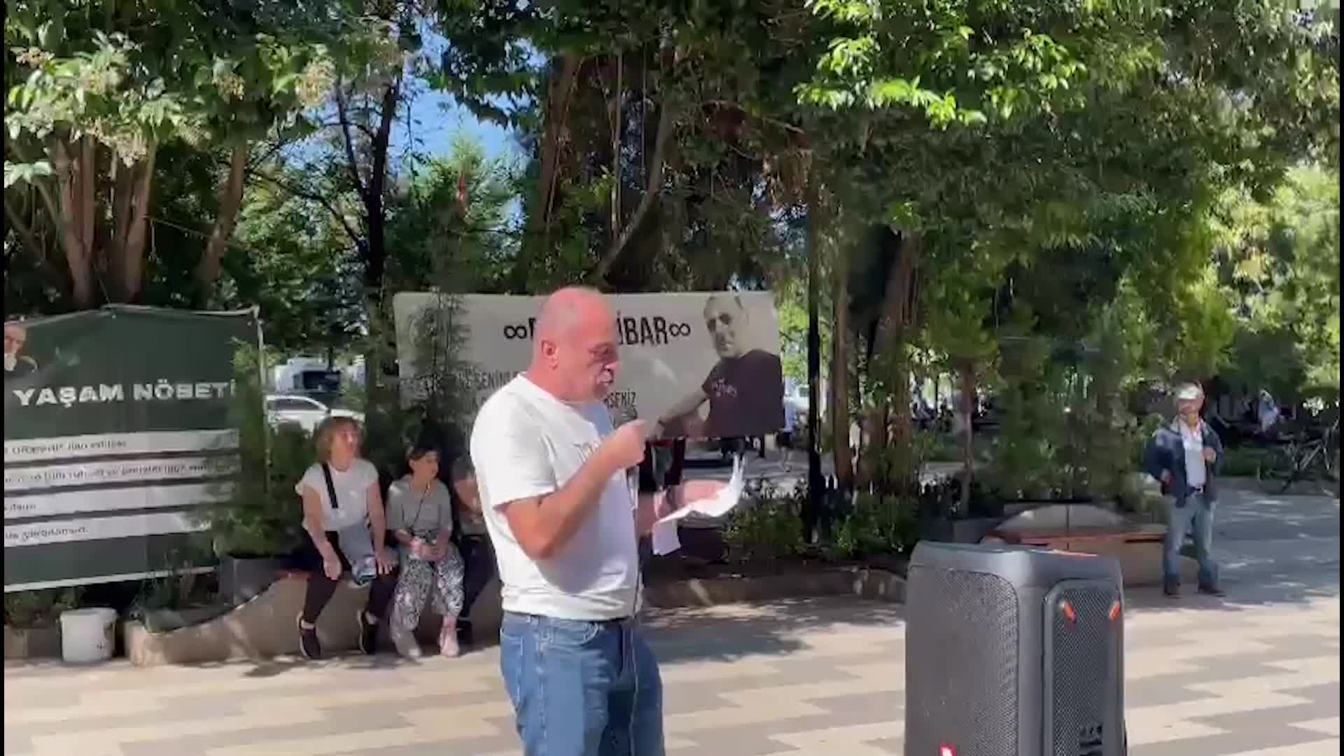 Reşit Kibar için başlatılan 'yaşam nöbeti' Hopa'da devam ediyor