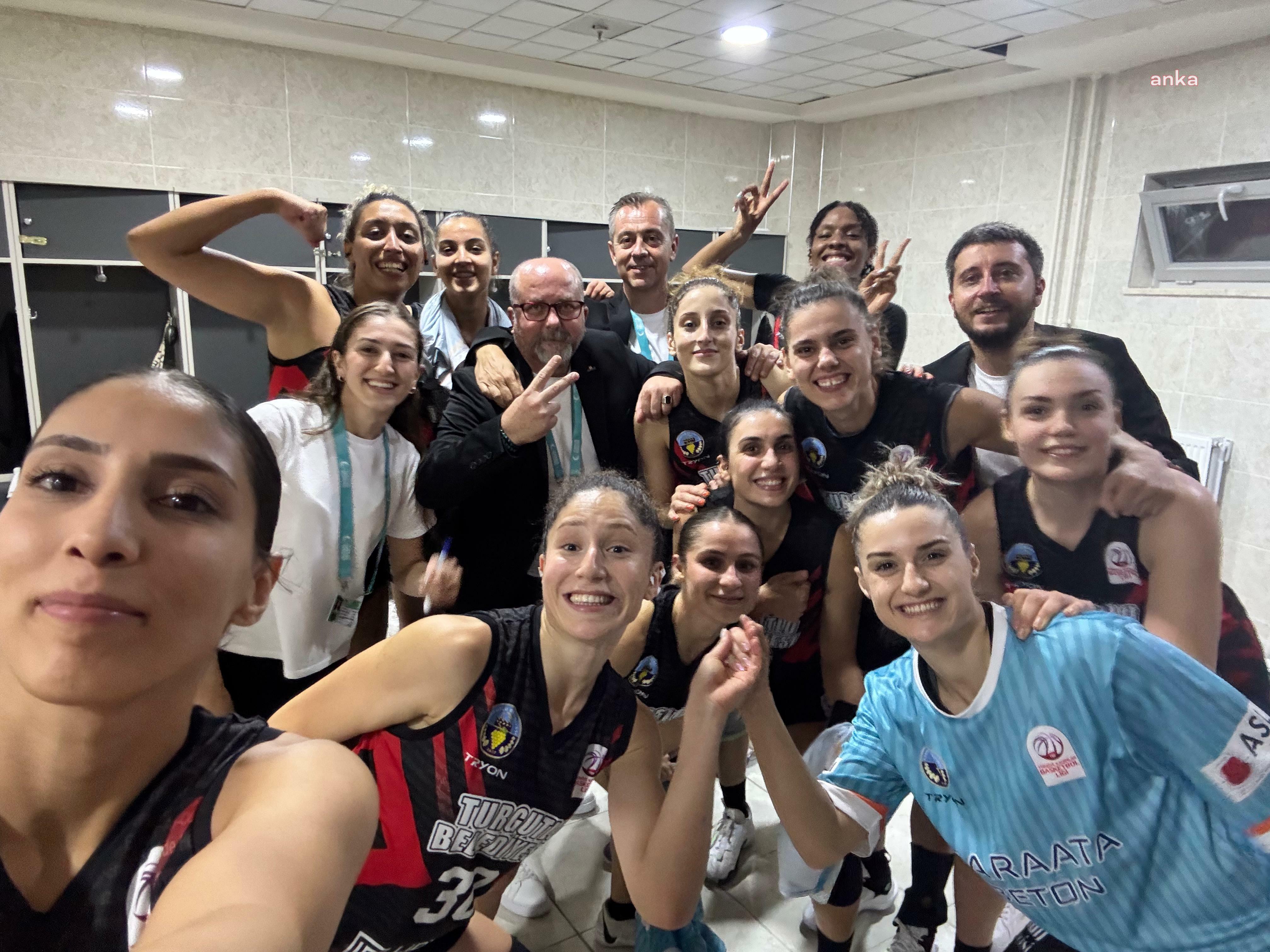 Turgutlu Belediyespor Kadın Basketbol Takımı deplasmandan galibiyetle döndü