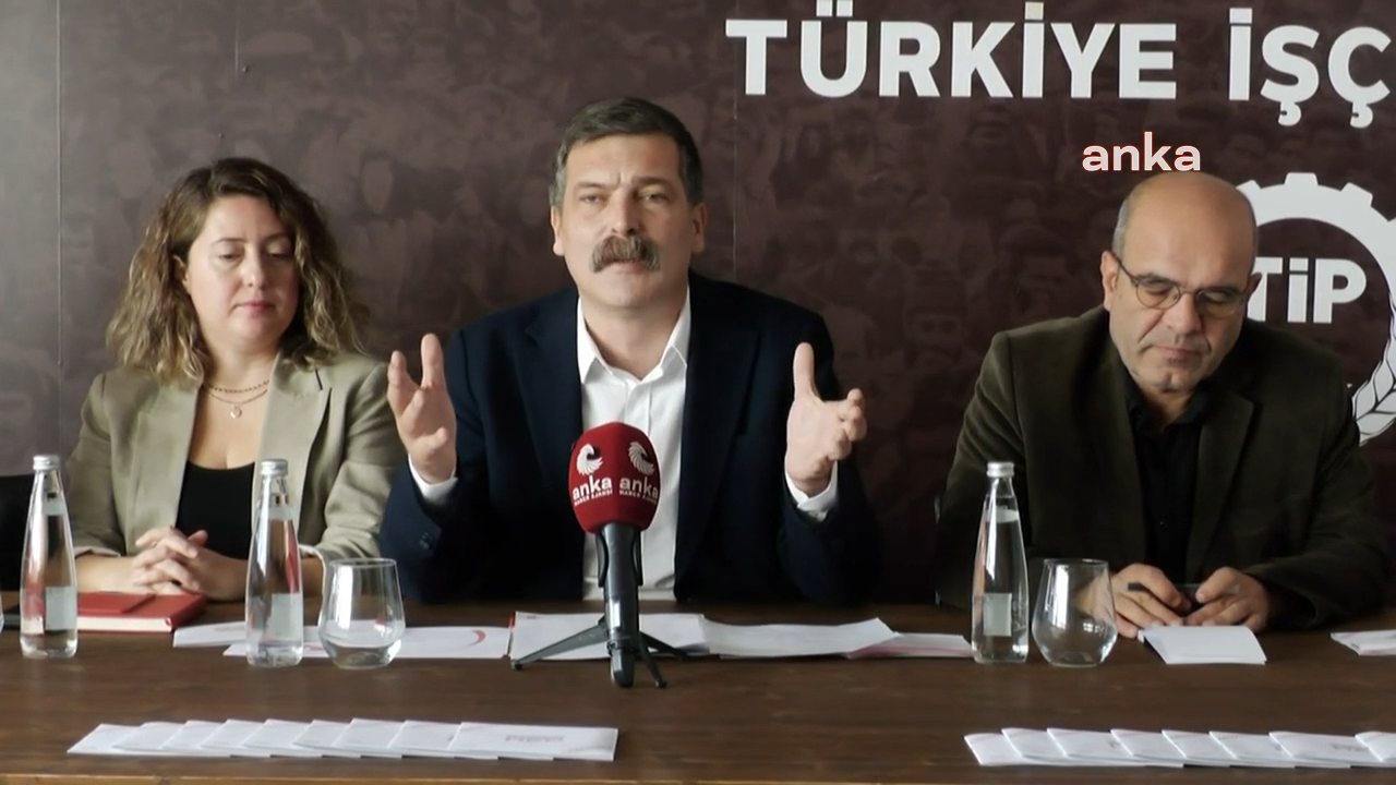 TİP'in "Halk için Ekonomi Paketi" tanıtım toplantısı... Erkan Baş: ''Sermayeden almadığınız vergileri toplasanız Türkiye'de okullarda okuyan tüm çocukları doyurabilirsiniz''
