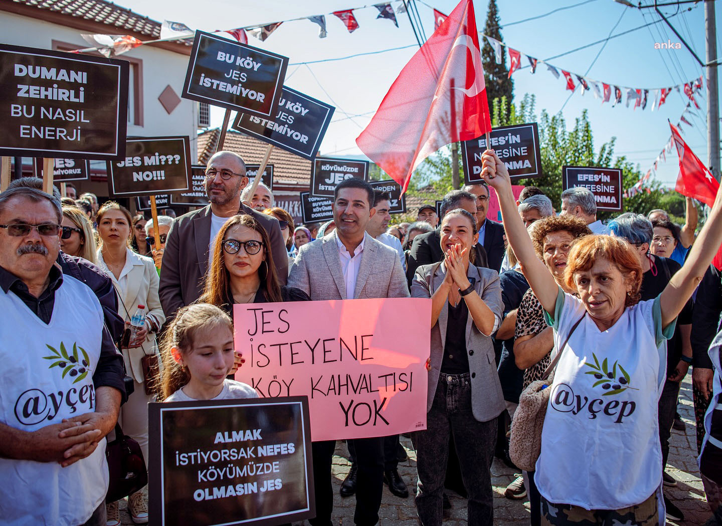 Kuşadası Belediye Başkanı Günel'den, JES projesine karşı mücadele eden köylülere destek