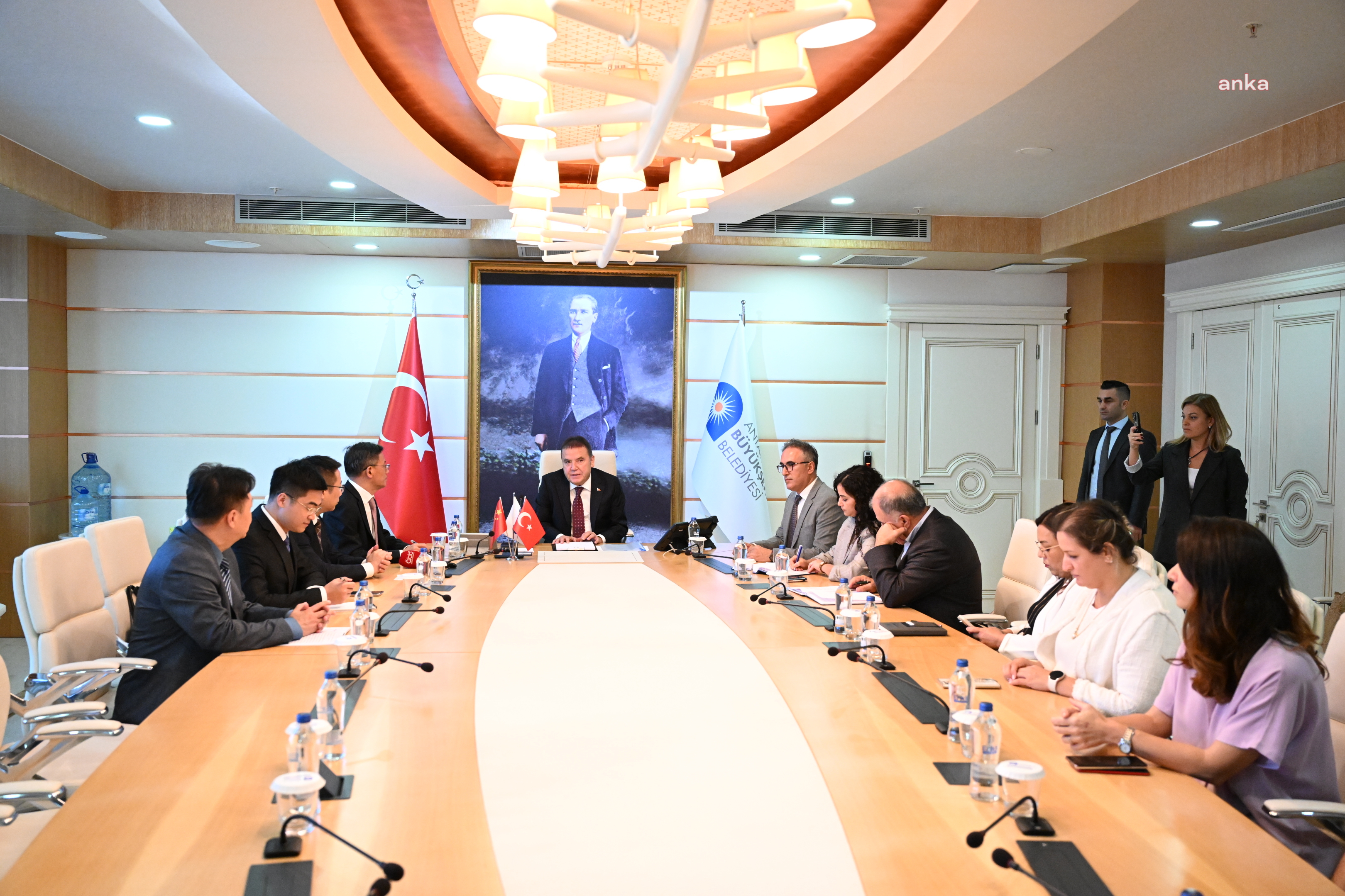 Çin heyeti, Antalya Büyükşehir Belediyesi’nin “Çevre Dostu Çiftçi Kart” projesini inceledi