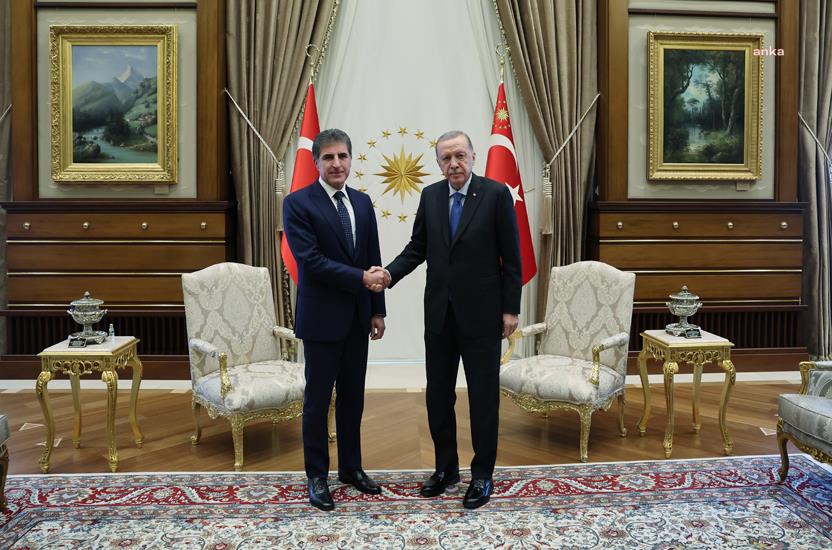 Erdoğan-Barzani görüşmesi: Türkiye-Irak ilişkileri ve IKBY ile iş birliği üzerinde fikir teatisinde bulunuldu