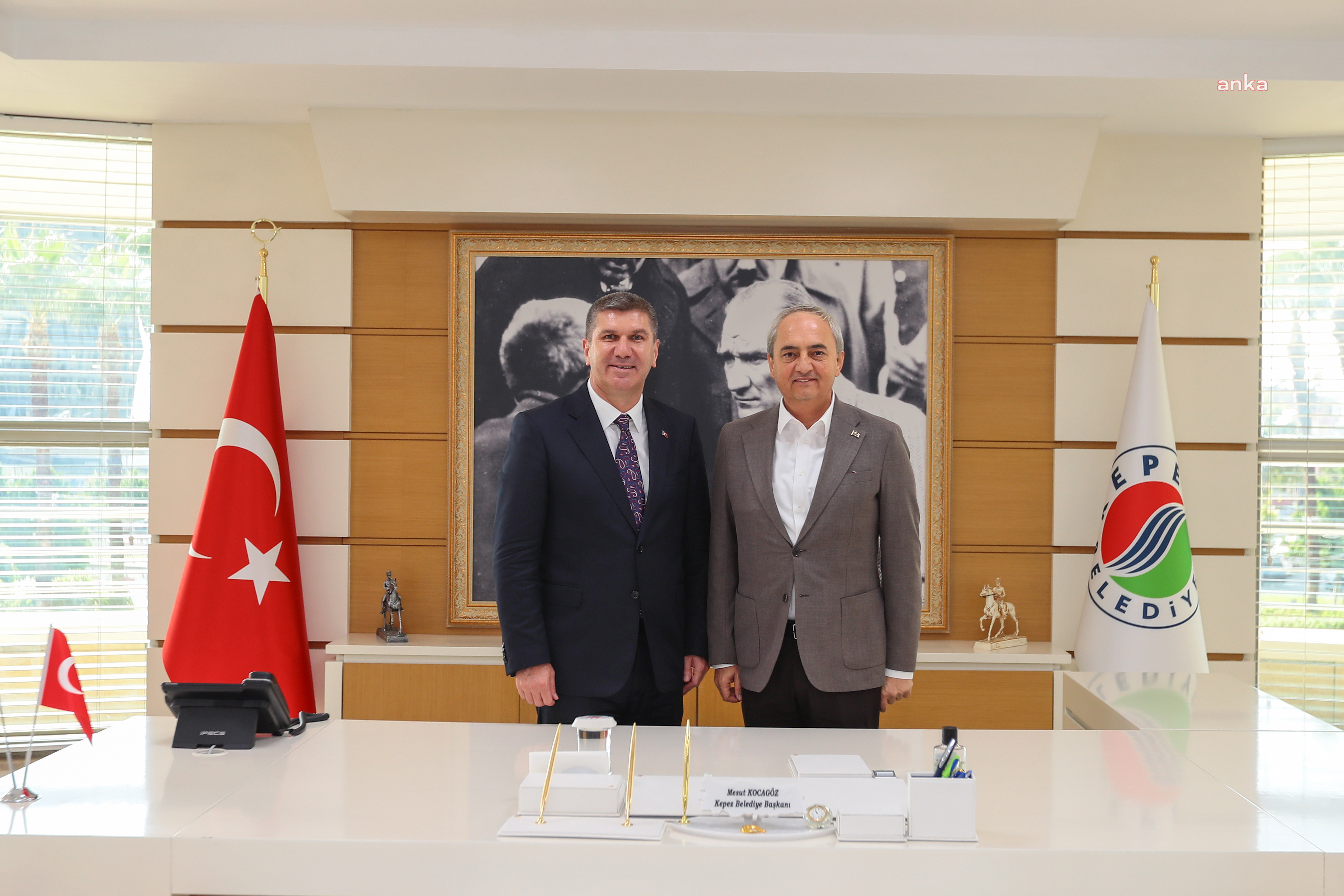 Burdur Belediye Başkanı Ercengiz'den Kepez Belediye Başkanı Kocagöz’e ziyaret