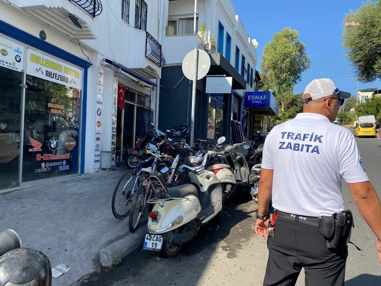 Bodrum Belediyesi Zabıta Müdürlüğü ve polisten ortak çalışma
