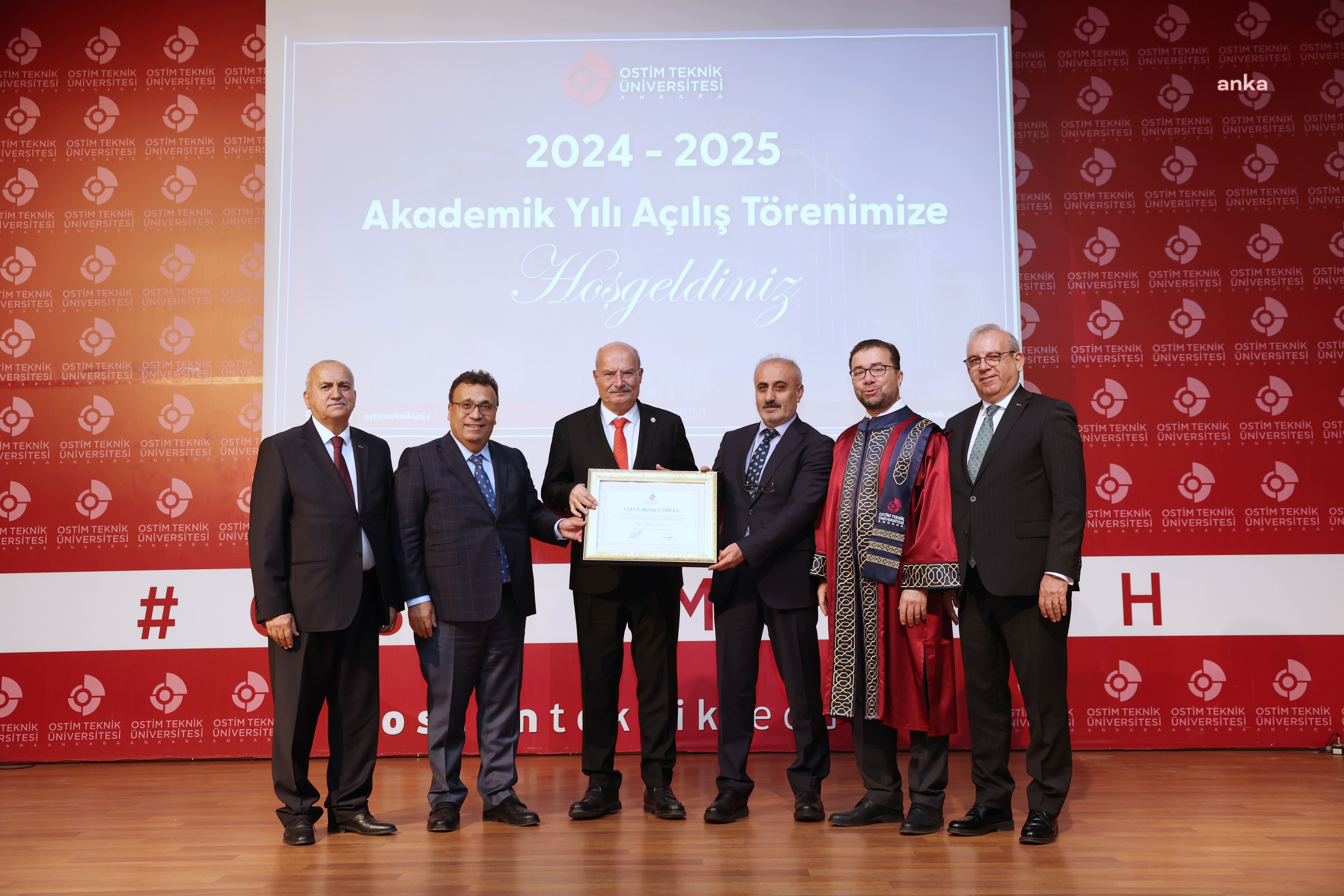 ATO Başkanı Baran, Üstün Hizmet Ödülü’ne layık görüldü