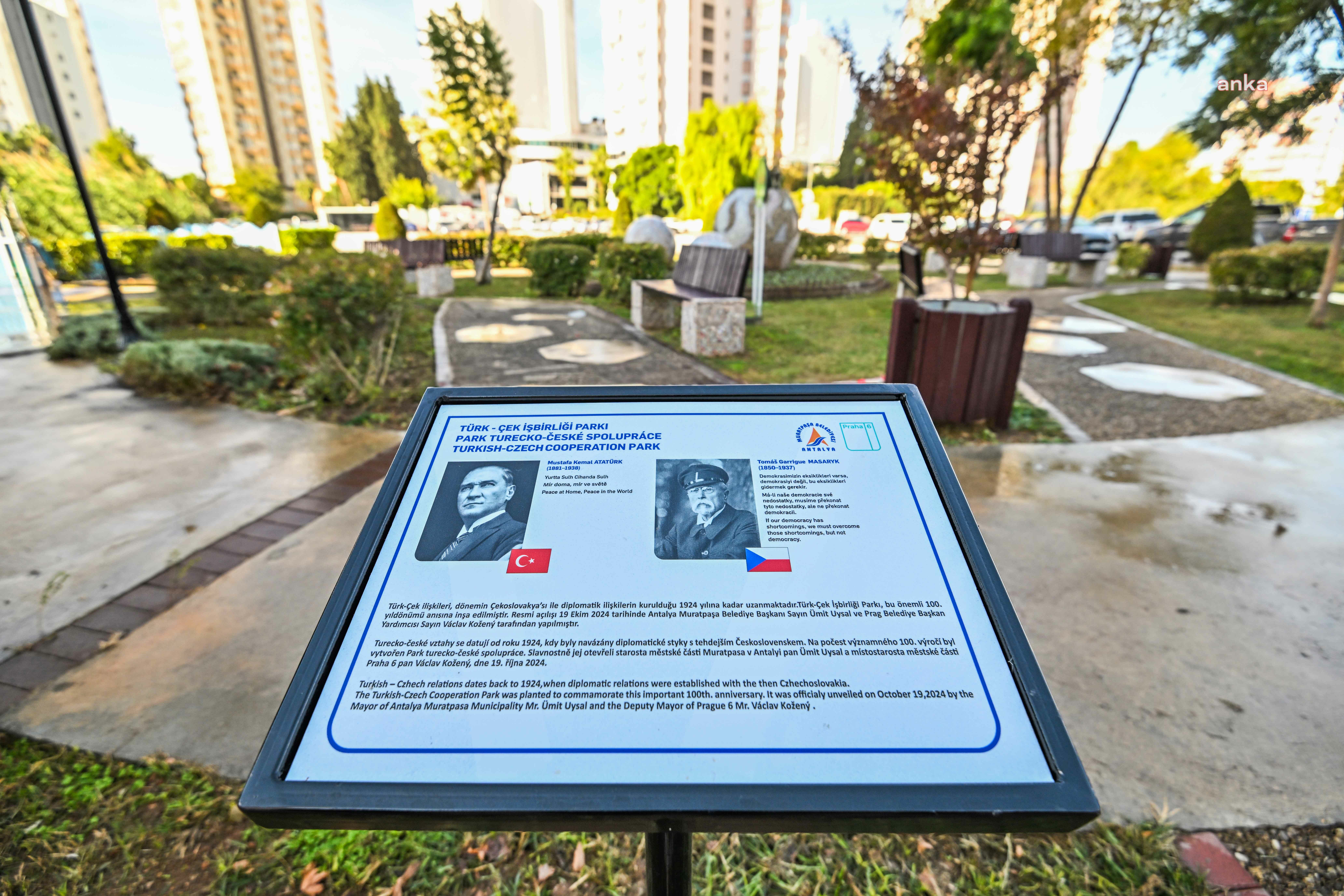 Çek-Türk İşbirliği Parkı, Muratpaşa’da açılıyor