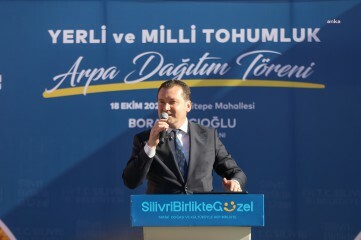 Silivri Belediyesi’nden Gazitepe Mahallesi’ne arpa tohumu desteği