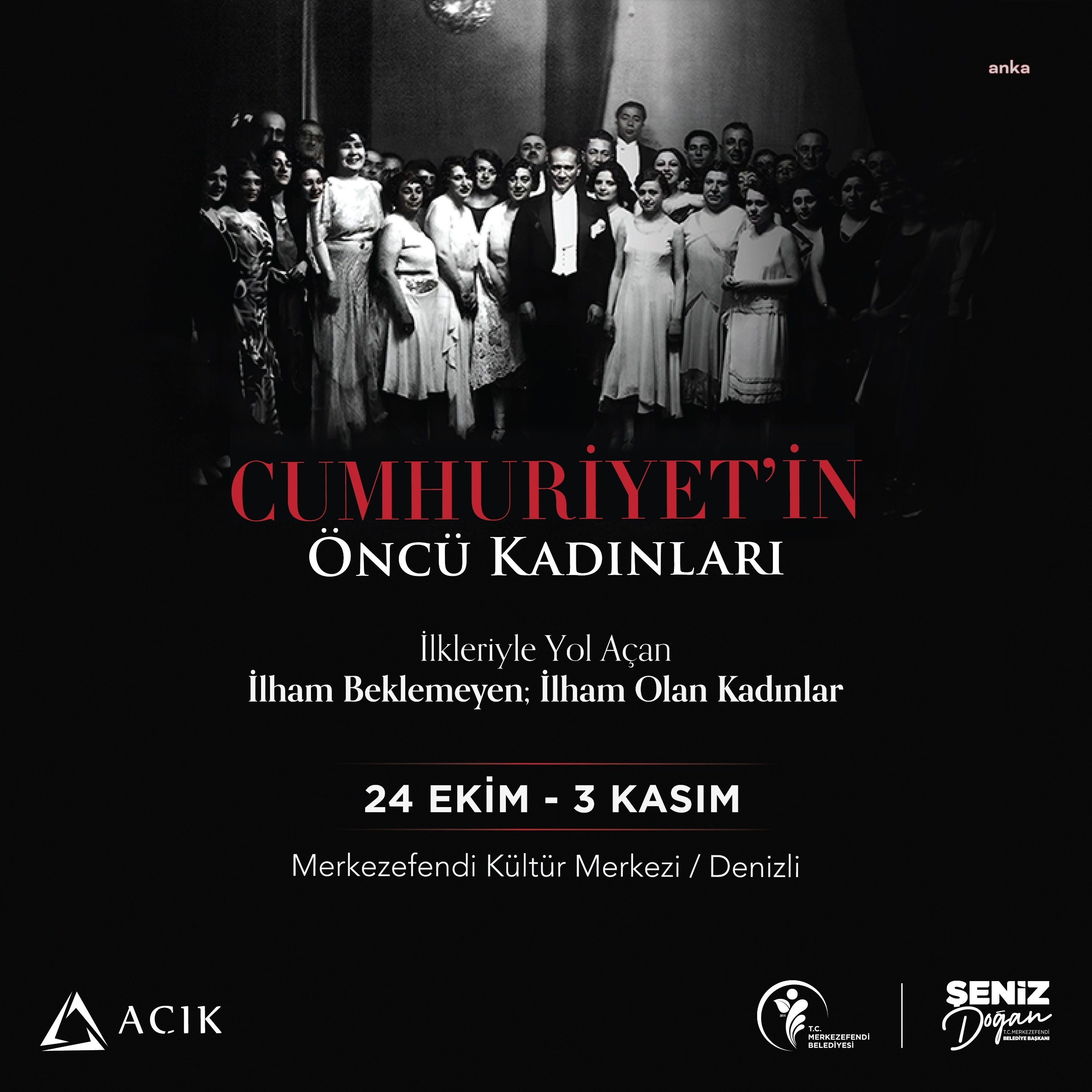 ‘Cumhuriyet’in Öncü Kadınları Sergisi’ Merkezefendi'de