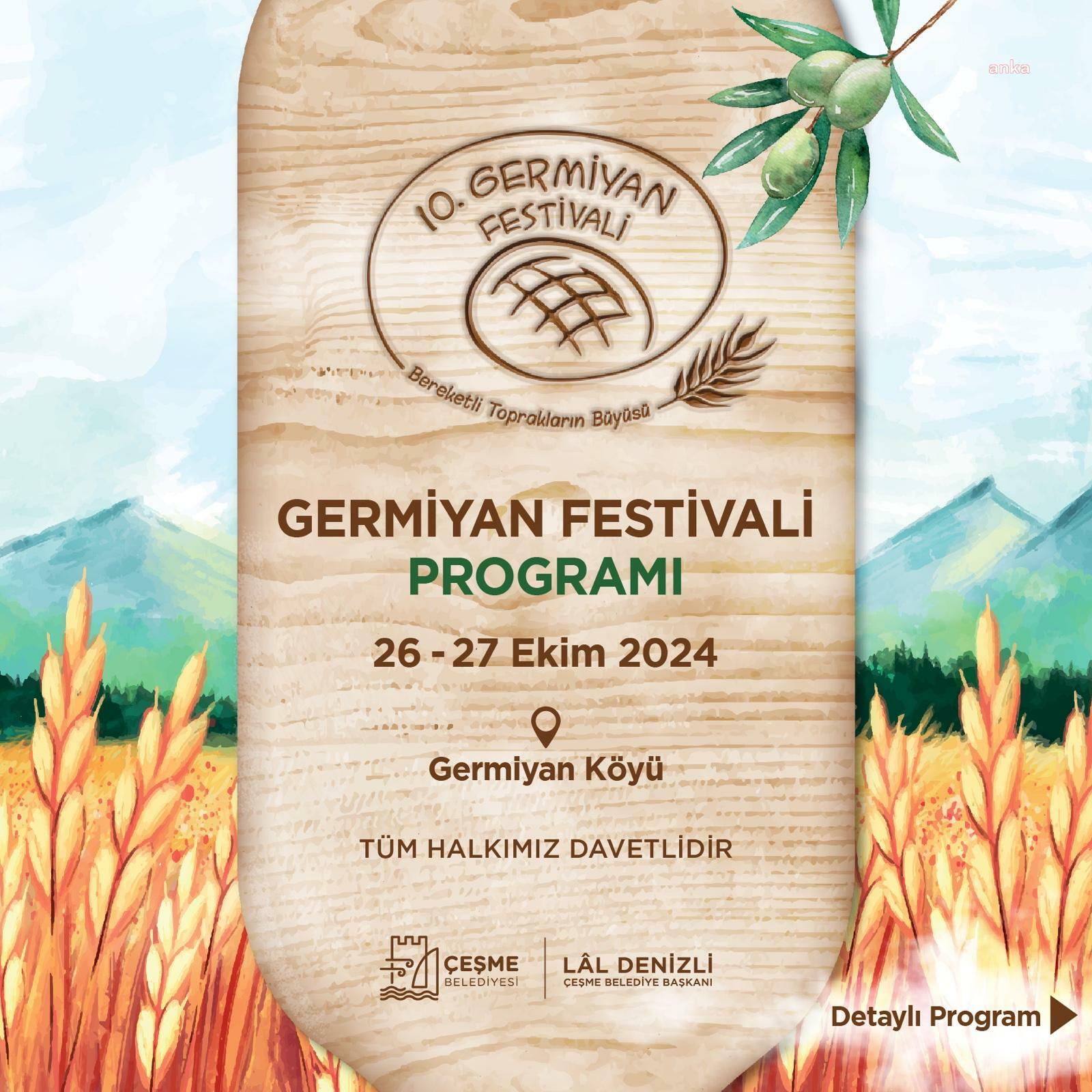 Çeşme’de Germiyan Festivali için geri sayım başladı