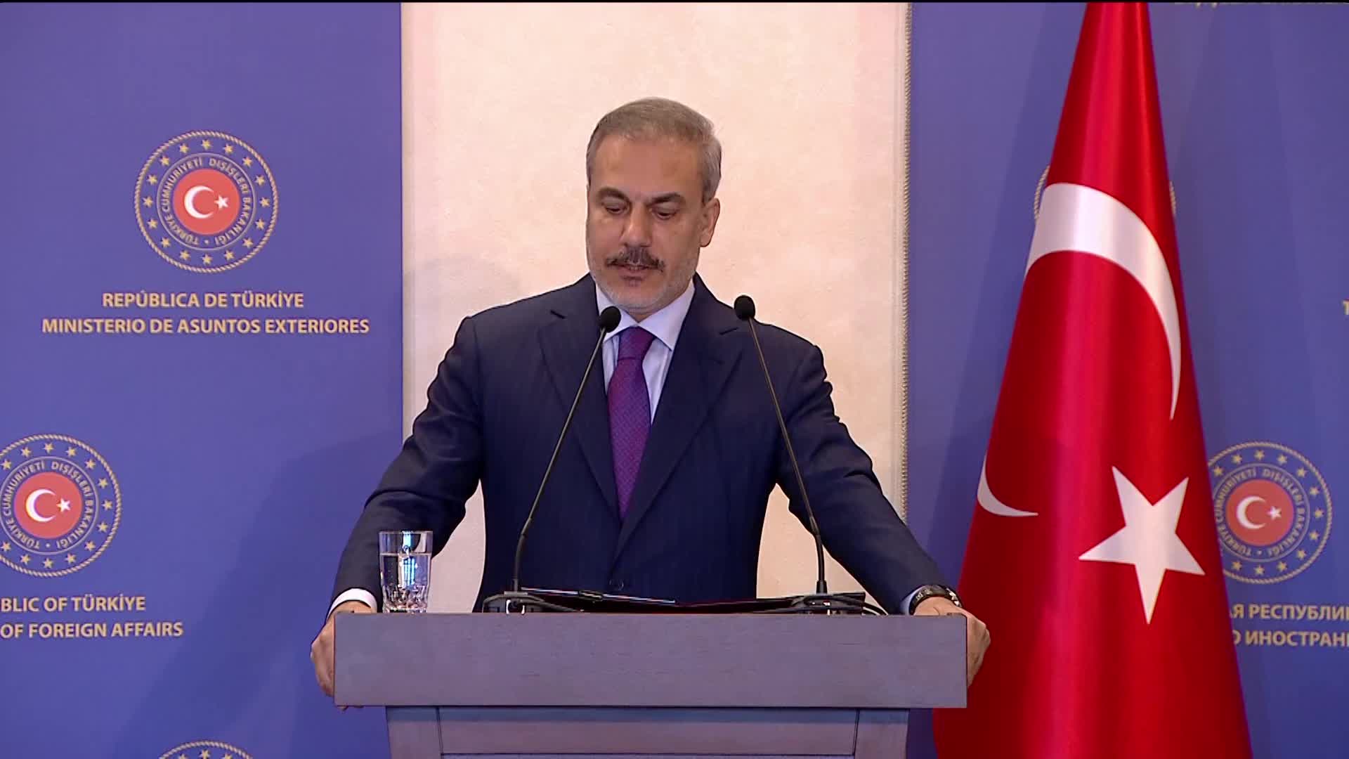 Dışişleri Bakanı Hakan Fidan: ‘’Hamas yetkilileri ile insani yardım, ateşkes ve Filistinliler arası birlik konularını görüştük’’