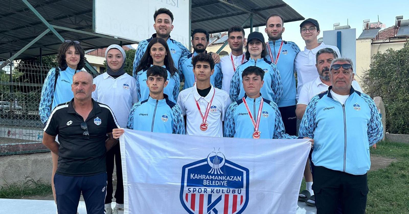 Kahramankazan Belediyespor Kulübü Bocce Takımı, Antalya'dan üç madalya ile ayrıldı