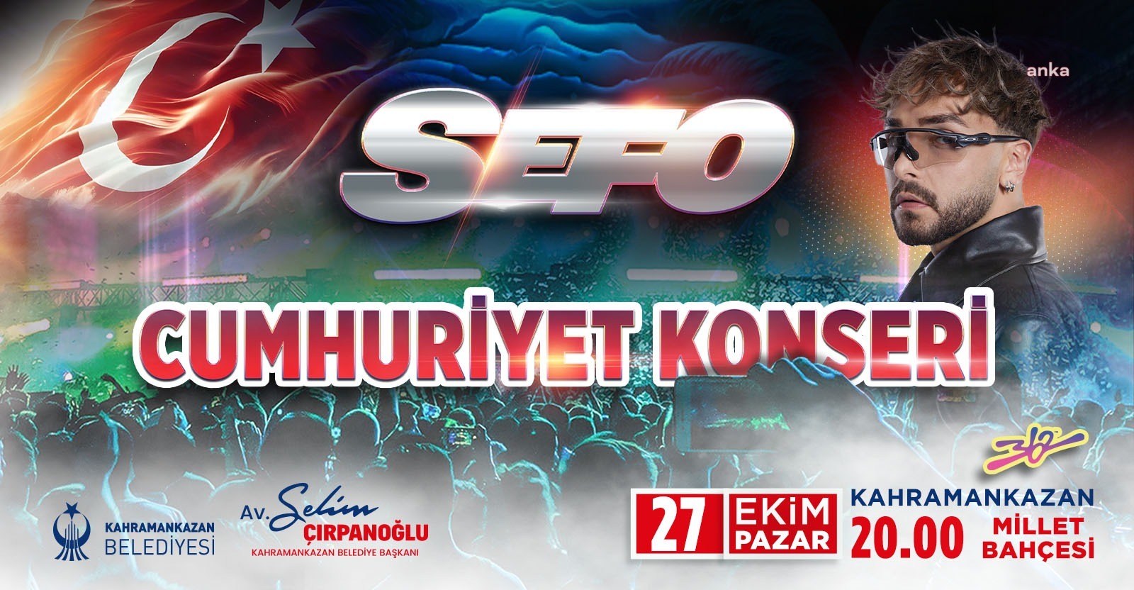 Kahramankazan Belediyesi, Cumhuriyet Bayramı'nı SEFO konseri ile kutlayacak