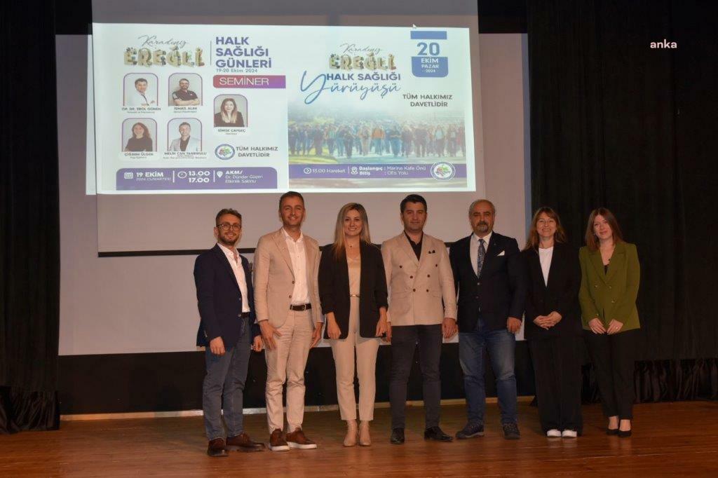 Karadeniz Ereğli'de, Halk Sağlığı Semineri ve Yürüyüş Günleri Programı düzenlendi
