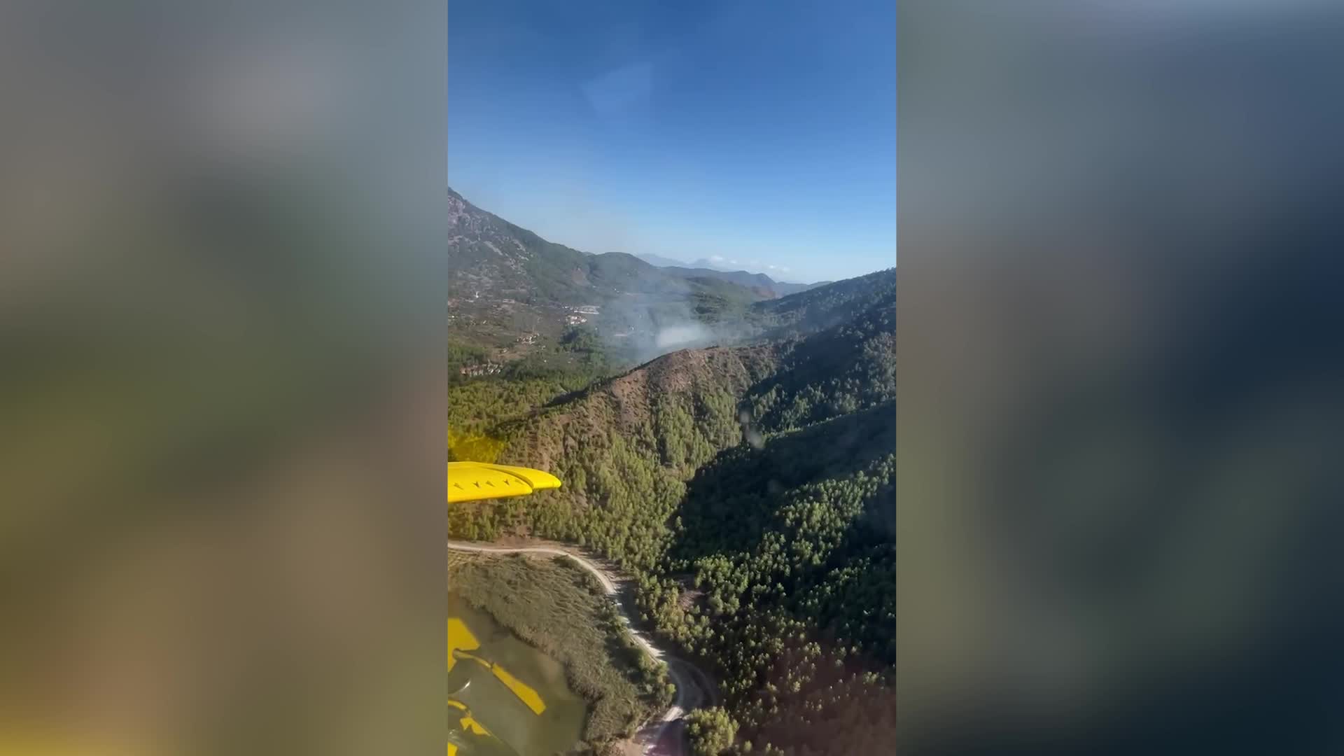 Dalaman Akkaya Vadisi'nde çıkan orman yangını kontrol altına alındı