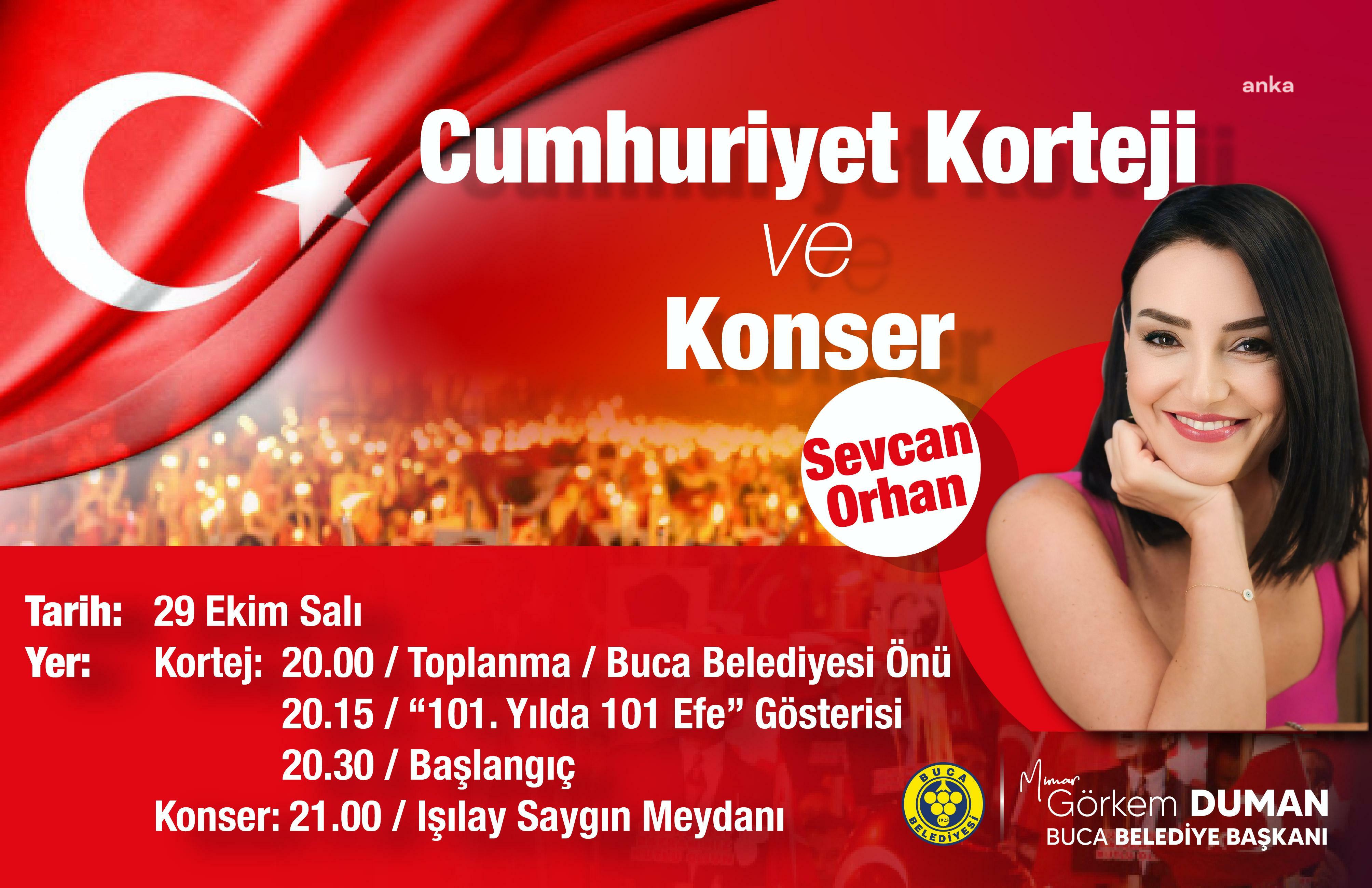 Buca Belediyesi’nden Cumhuriyet'in 101. yılında 4 günlük kutlama