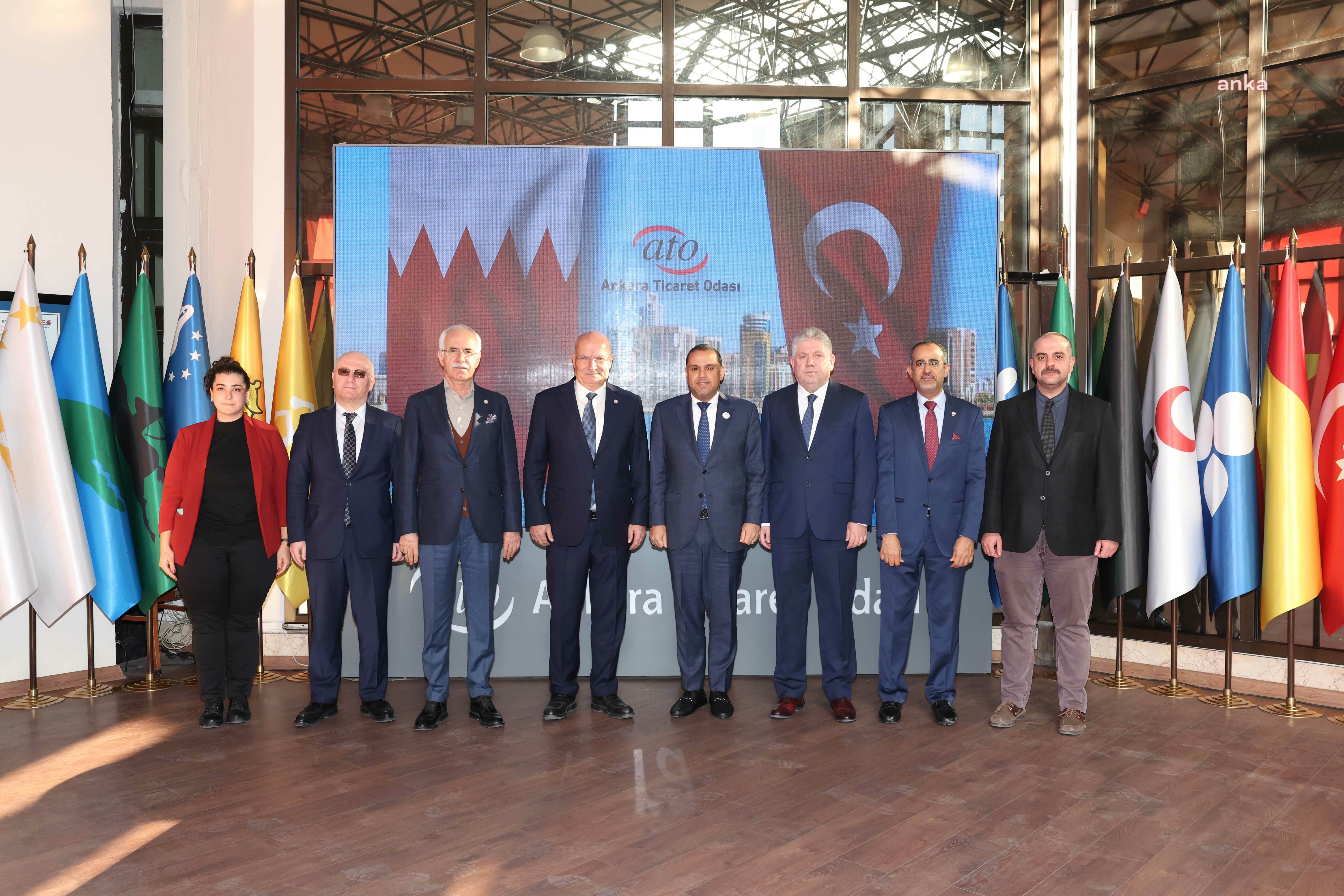 Bahreyn Büyükelçisi Marzooq, ATO Başkanı Baran’ı ziyaret etti… Baran: “Bahreyn ile 1 milyar dolar ticaret hedefliyoruz”