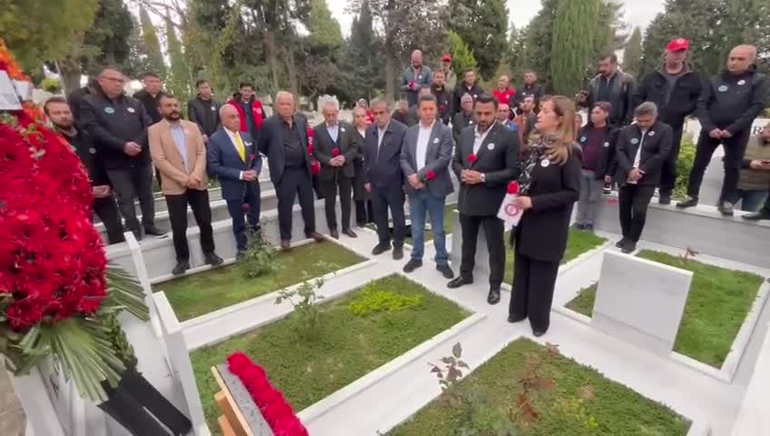 DİSK'in kurucusu Lastik-İş Sendikası Onursal Başkanı Rıza Kuas anıldı