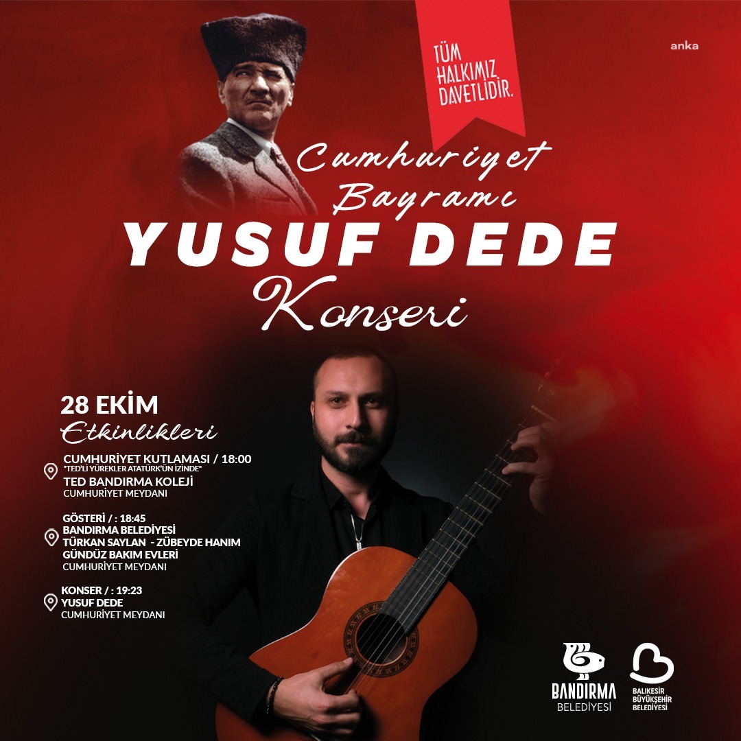 Bandırma, Cumhuriyet Bayramı’nı coşkuyla kutlayacak