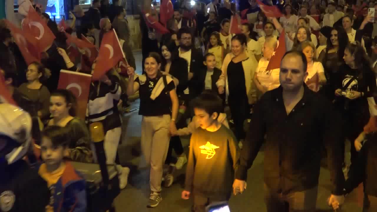 Nazilli'de Cumhuriyet Bayramı coşkusu akşam geç saatlere kadar sürdü