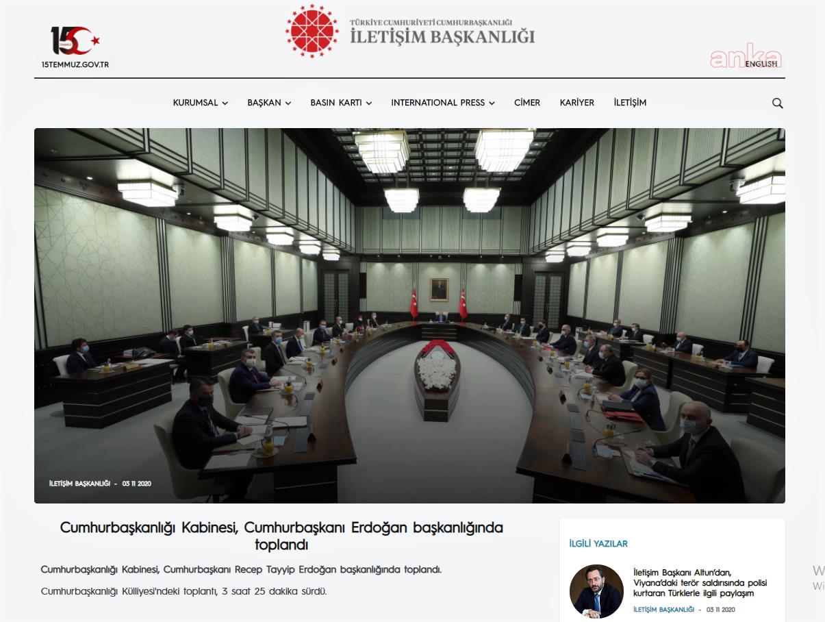 BAKAN SOYLU'NUN OLDUĞU KABİNE TOPLANTISI FOTOĞRAFI MERAK UYANDIRDI