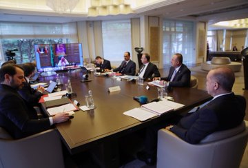 CUMHURBAŞKANI ERDOĞAN, VİDEO KONFERANSLA G20 LİDERLER ZİRVESİ'NE KATILDI