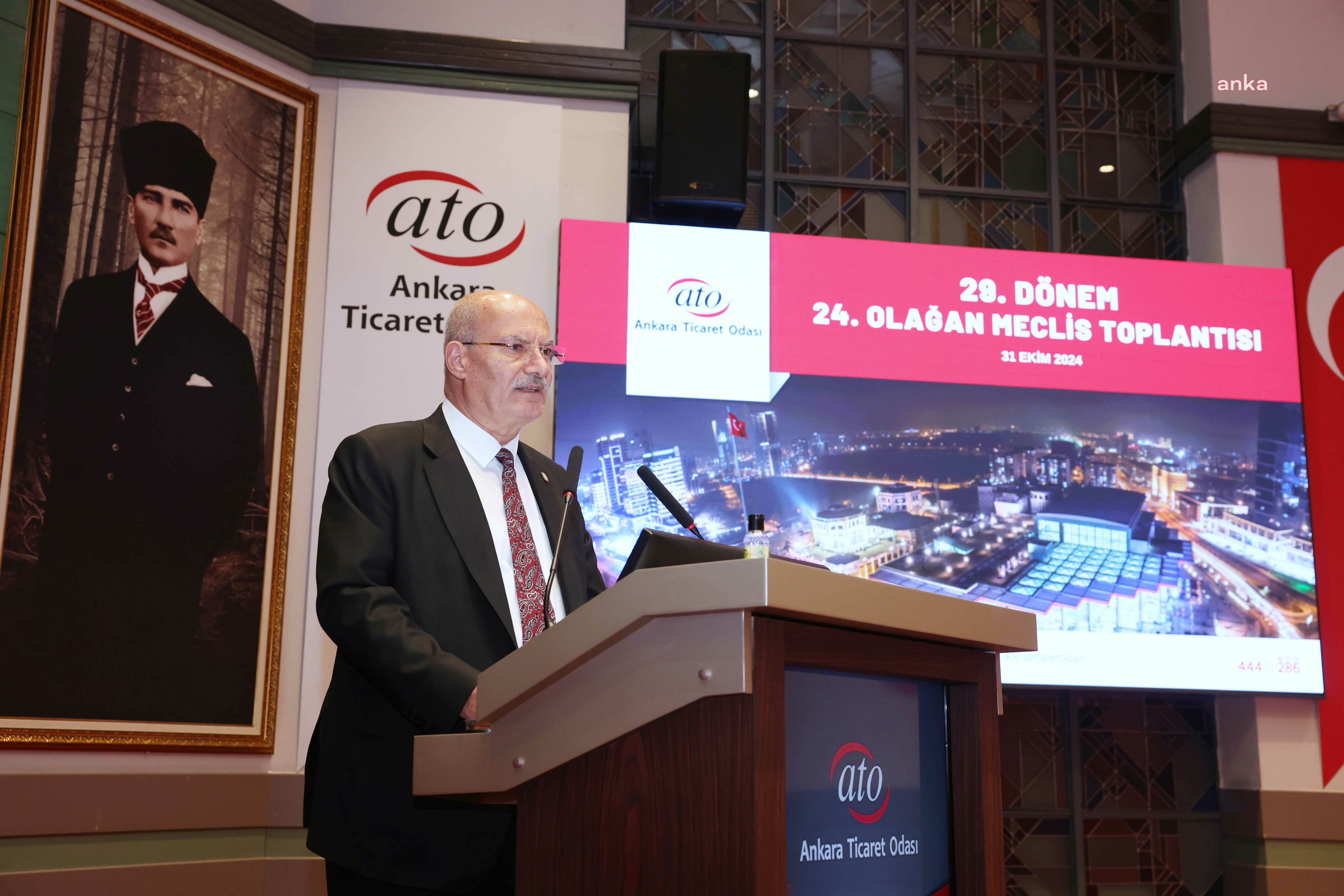 ATO Başkanı Baran: “Asgari ücrete yapılacak zammın yüzde 25 civarında olması gerektiği kanaatindeyiz”