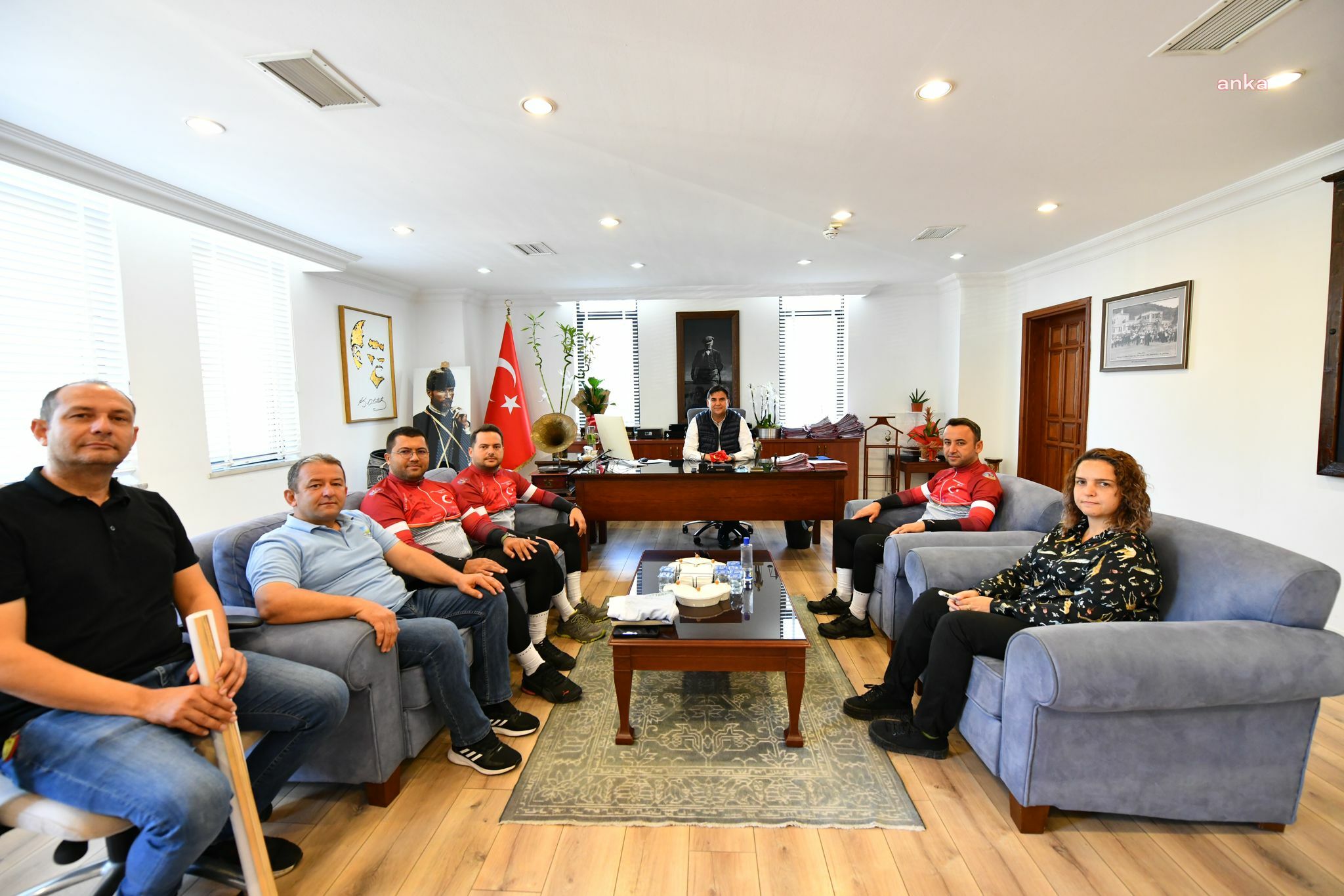 Fethiye’den Anıtkabir’e düzenlenen bisiklet sürüşü tamamlandı