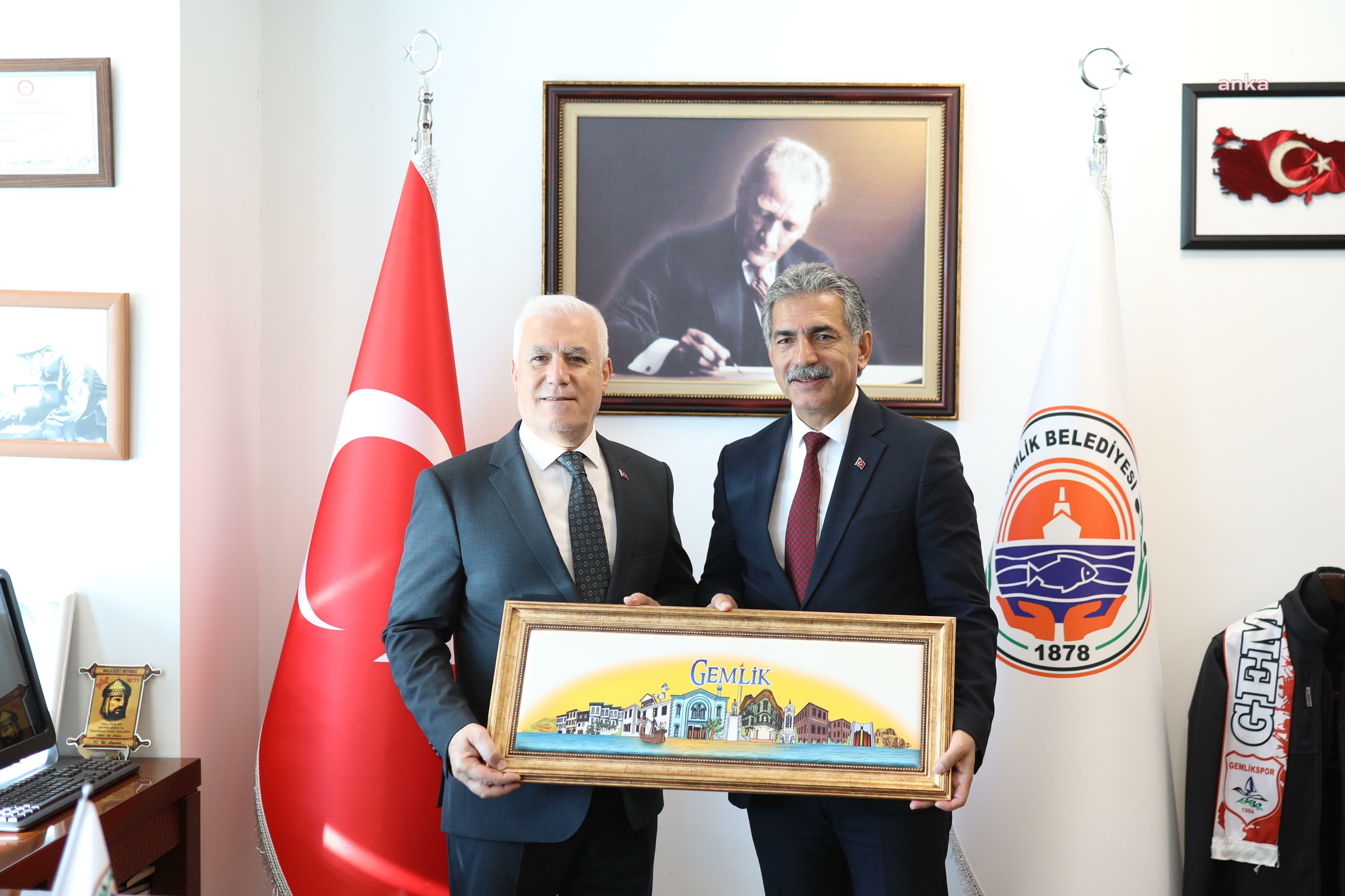 Gemlik, Bursa Büyükşehir Belediye Başkanı Bozbey'i ağırladı