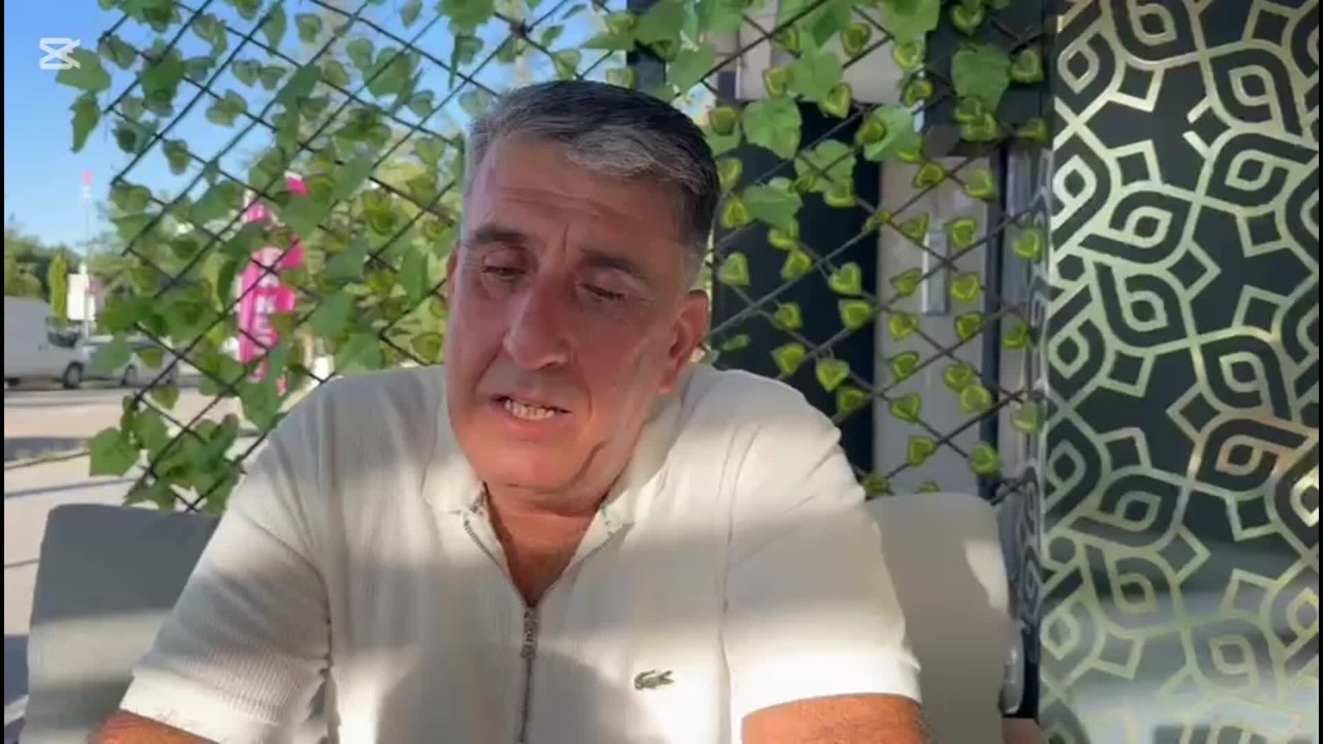 Habap Köyü Kültür ve Yardımlaşma Derneği Başkanı Hayati Sinem: "Taş ocağı yüzünden suları kuruyan köylüler, sağlığa zararlı suya muhtaç kaldı’’