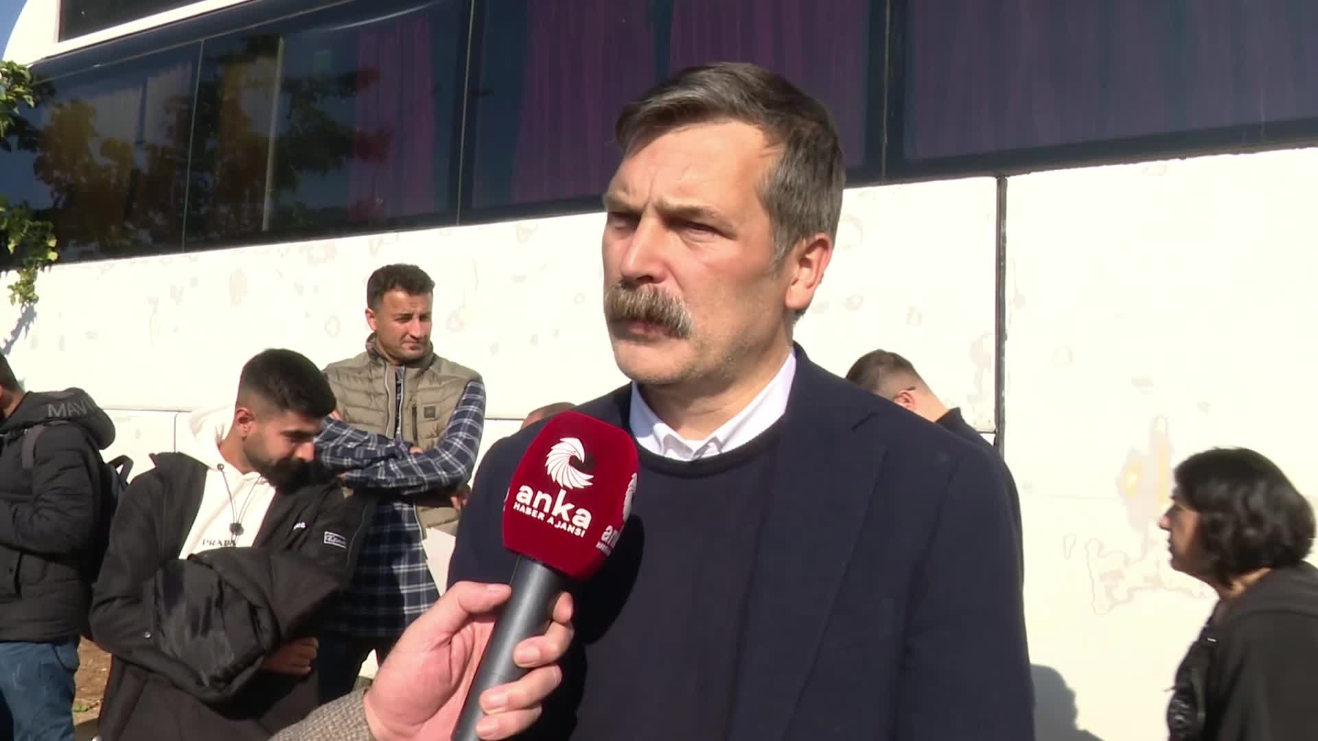 TİP Genel Başkanı Erkan Baş ve EMEP'li Sevda Karaca Demir, Ahmet Türk'e destek vermek için Mardin'de