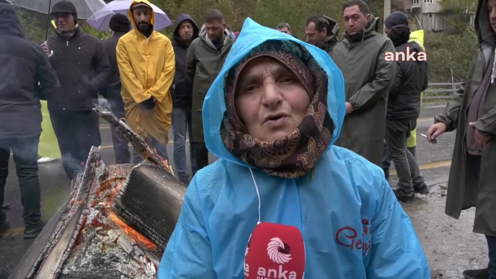 Yurttaşların Uzungöl'de HES nöbeti sürüyor... CHP Trabzon Ortahisar Belediye Meclis Üyesi İlker Akıncı: "Bu derelerin suyunu içmiş insanlar olarak HES'e karşıyız"
