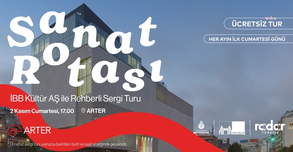 İBB Kültür A.Ş.’nin Sanat Rotası, Arter’i gösteriyor