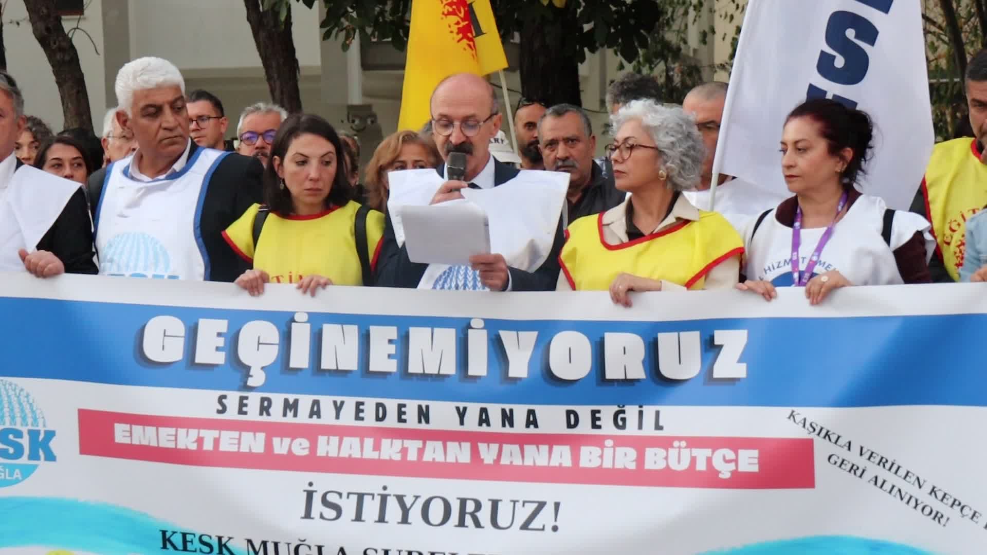 KESK Muğla Şubelet Platformu'ndan 30 Kasım'daki "Geçinemiyoruz" mitingine çağrı