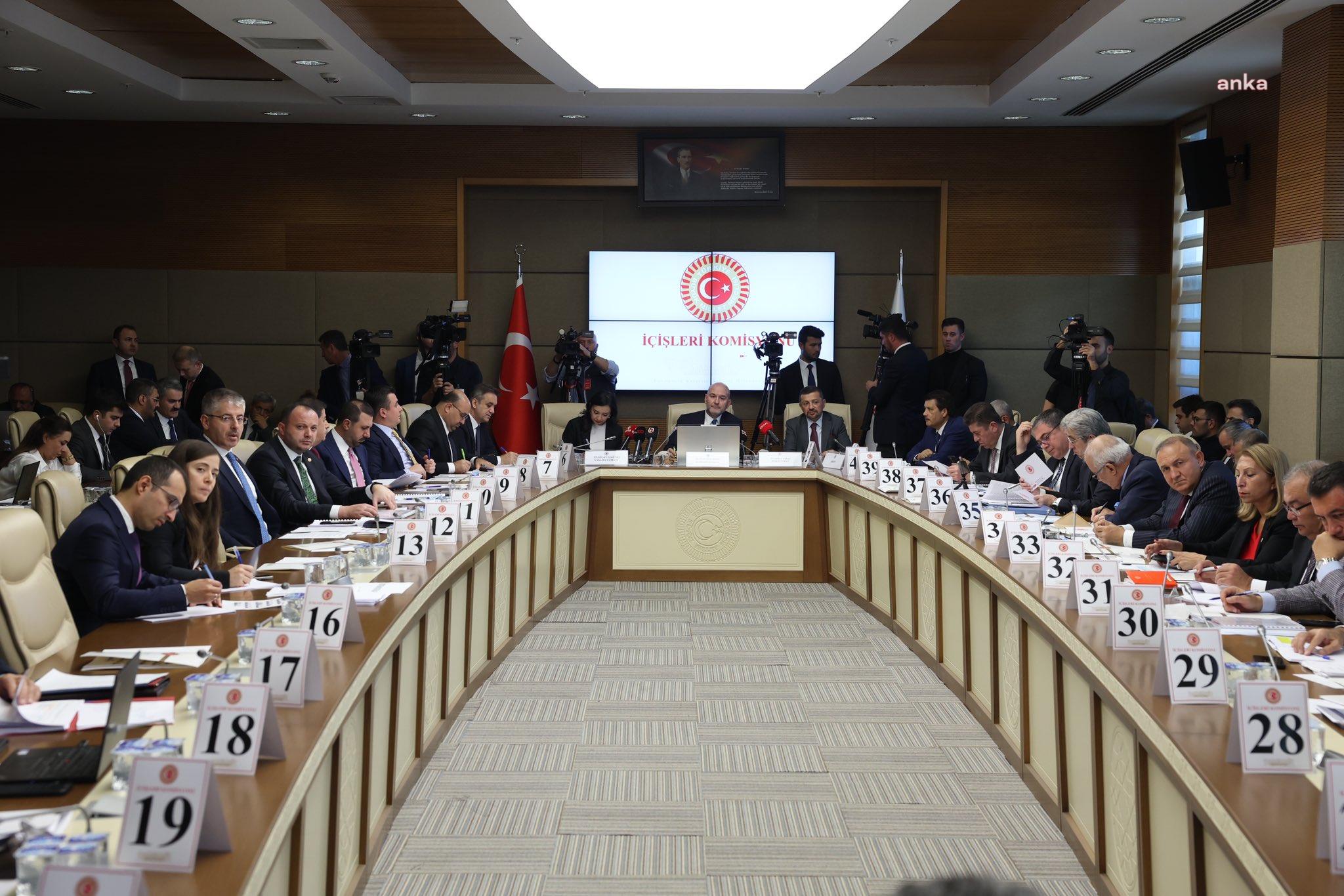İç güvenlik alanında düzenlemeler içeren kanun teklifi, İçişleri Komisyonu'nda kabul edildi